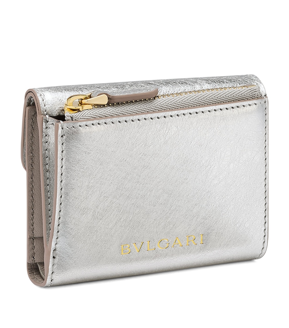 Leather Serpenti Forever Wallet SILVER Image 2