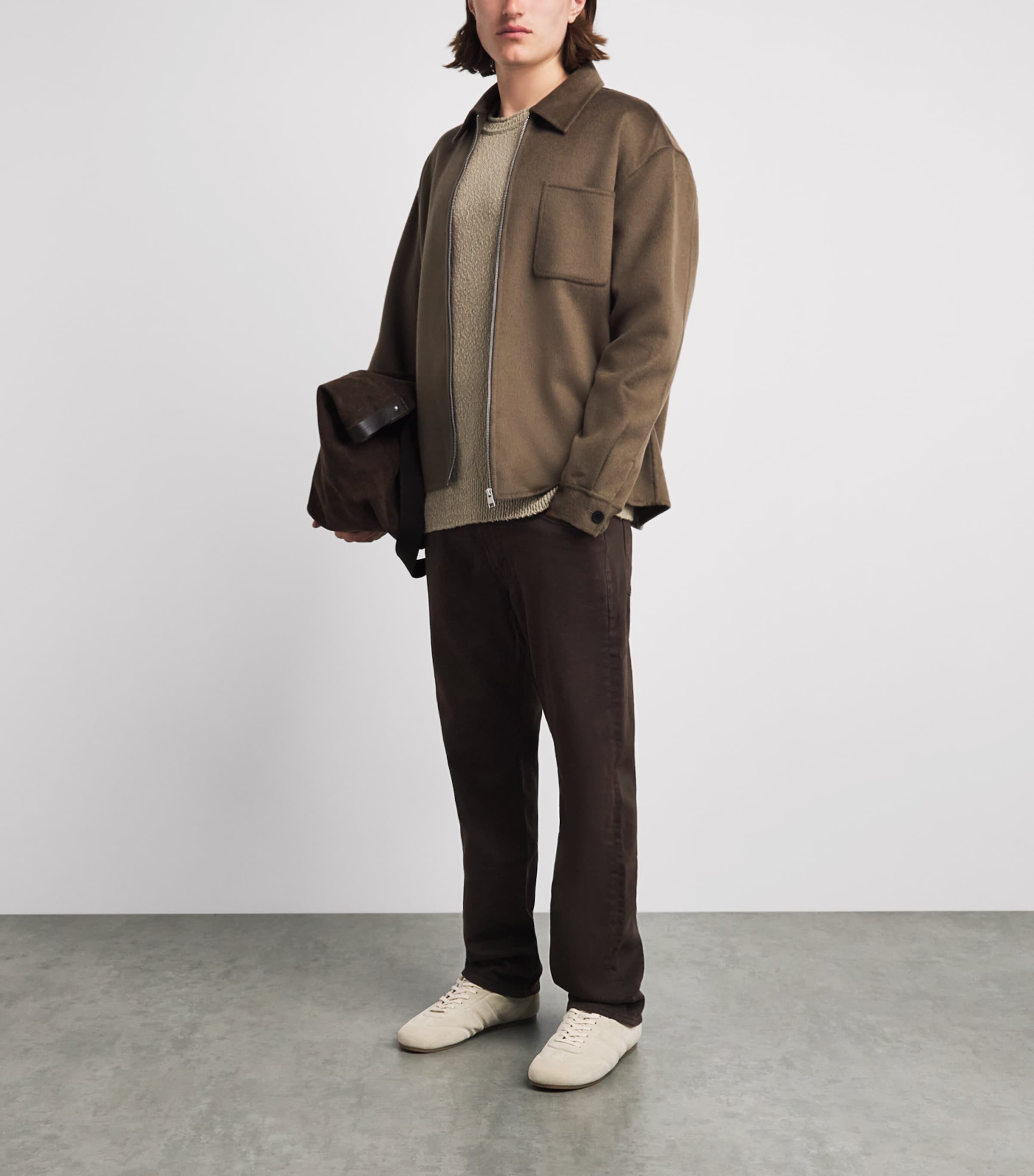 Citizens of Humanity Mens Elijah Straight Jeans Tobacco Image 2