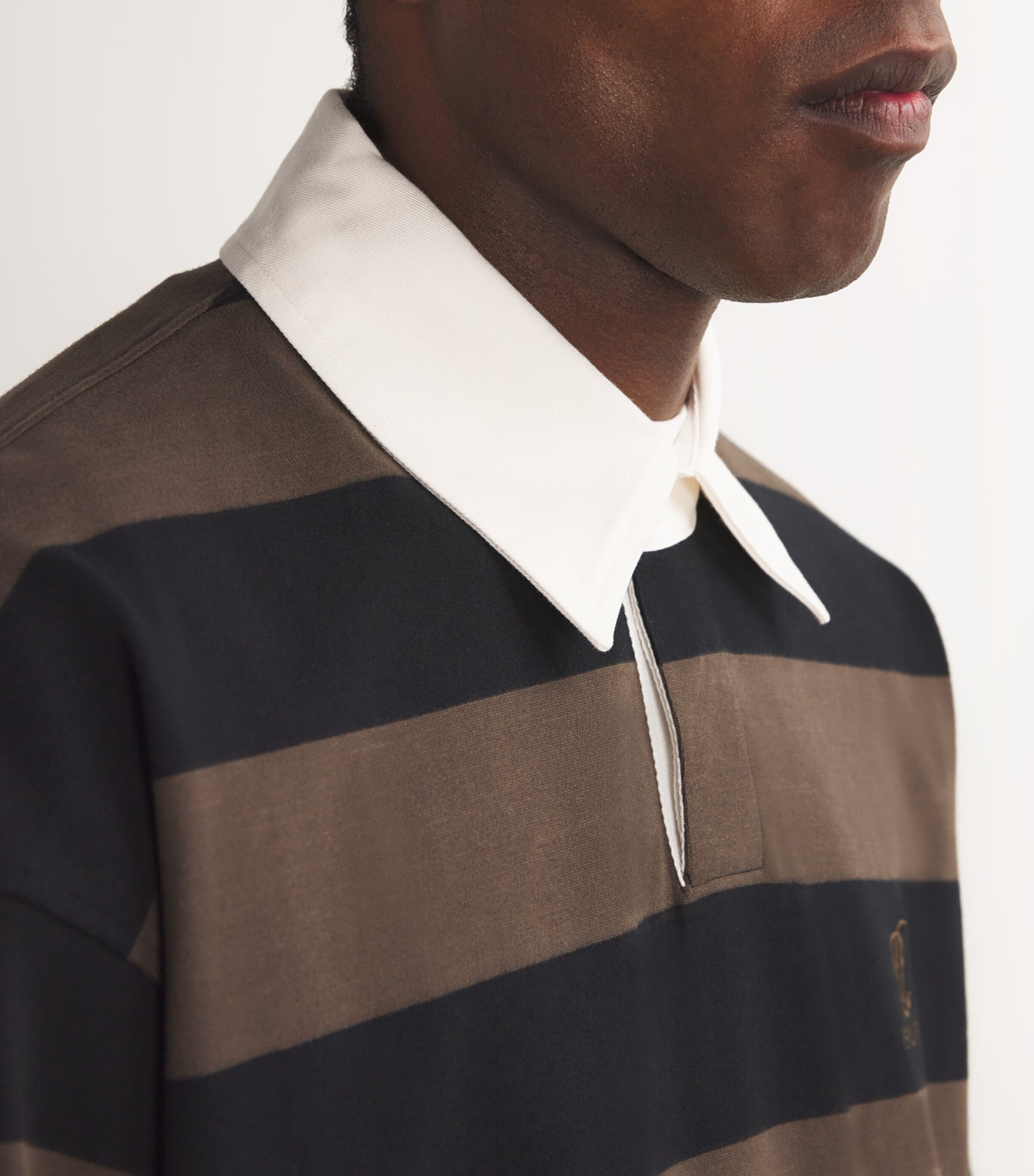 AGOLDE Green x RSVP Gallery Cotton Rugby Shirt | Harrods US