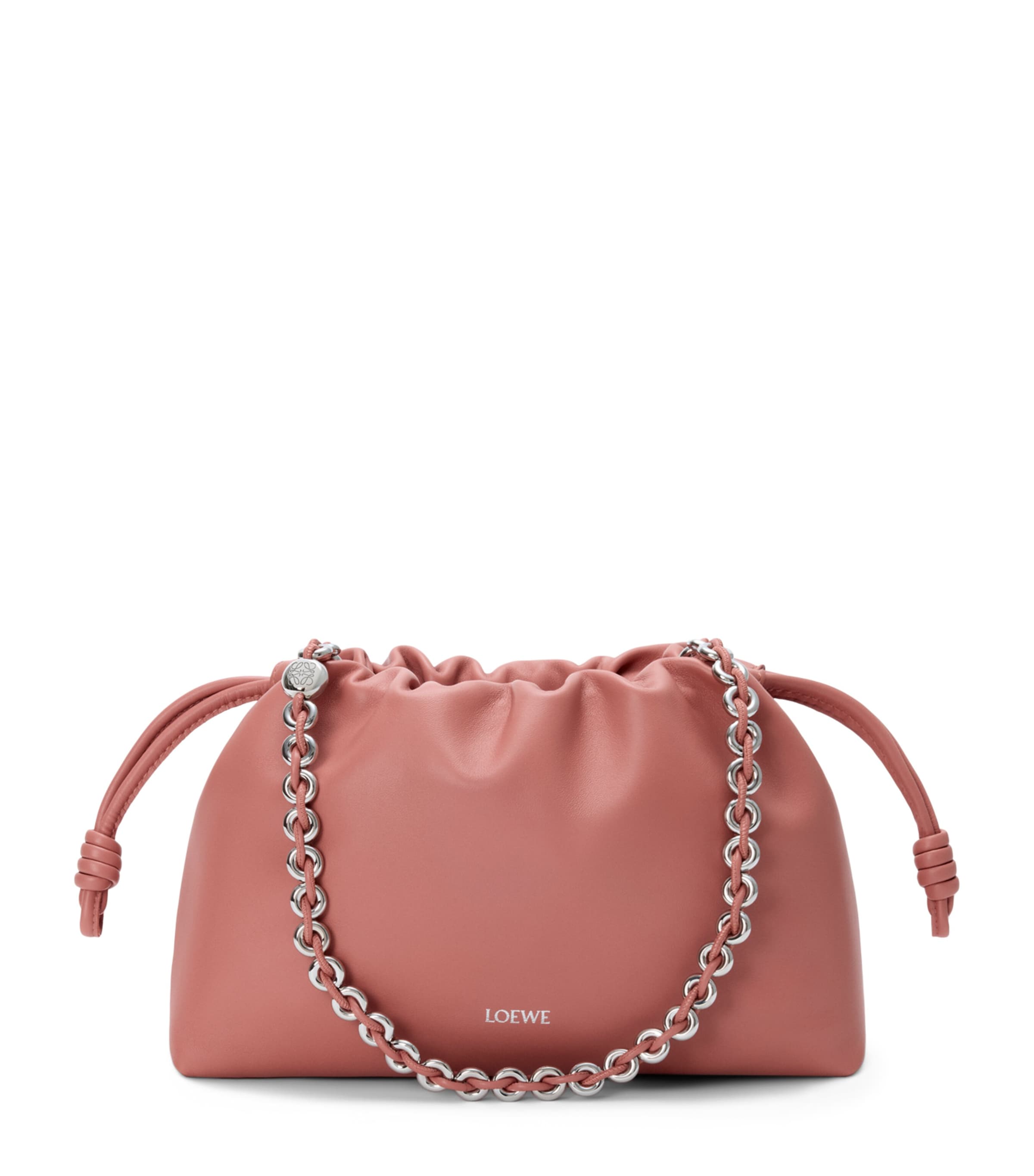 Medium Leather Flamenco Shoulder Bag