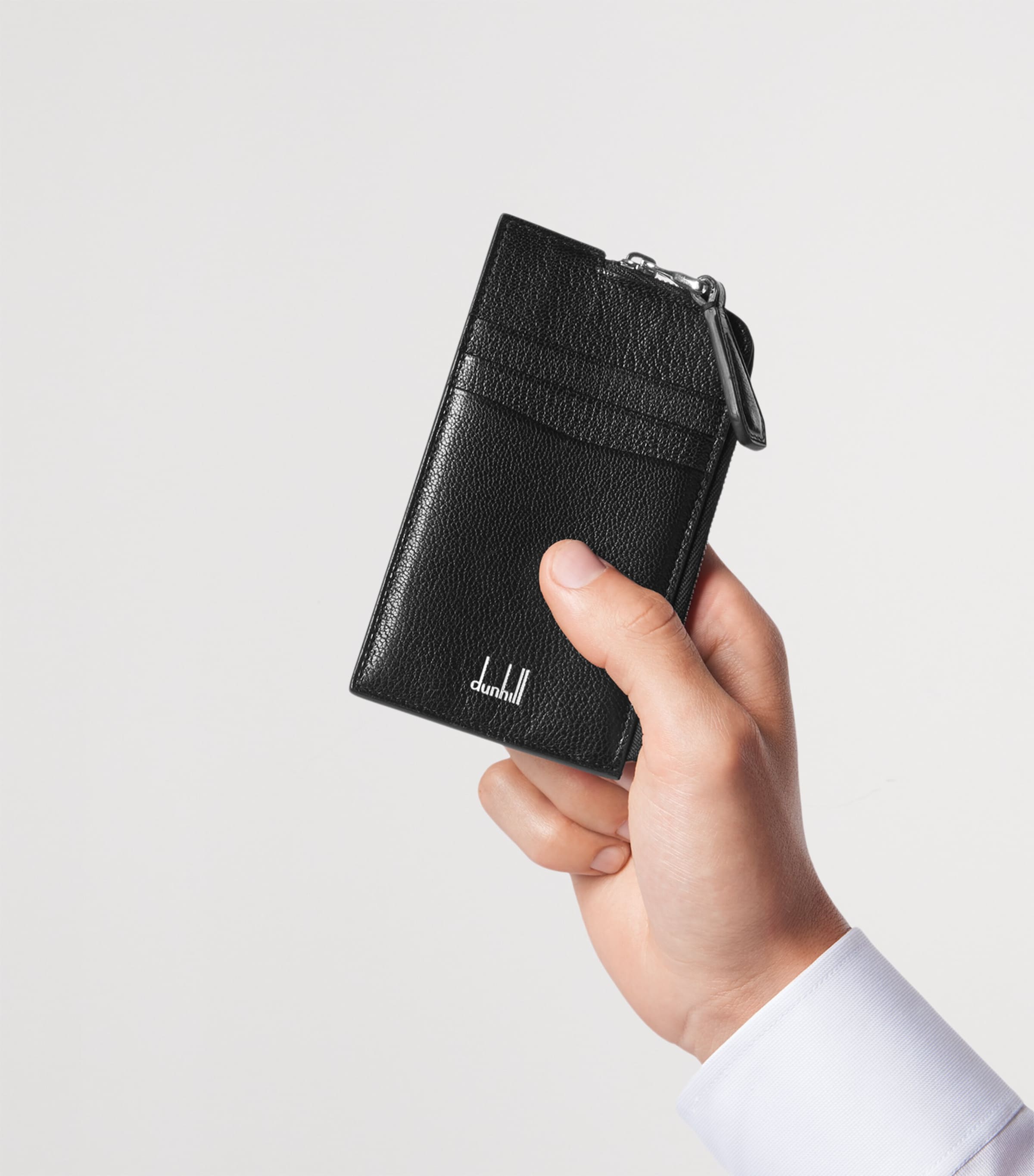 Goatskin Duke Fine Card Holder 001BLACK Image 3