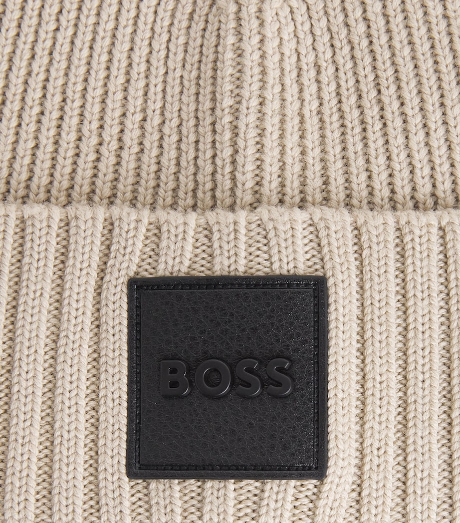 Virgin Wool Flavio Beanie 275LIGHT BEIGE Image 4