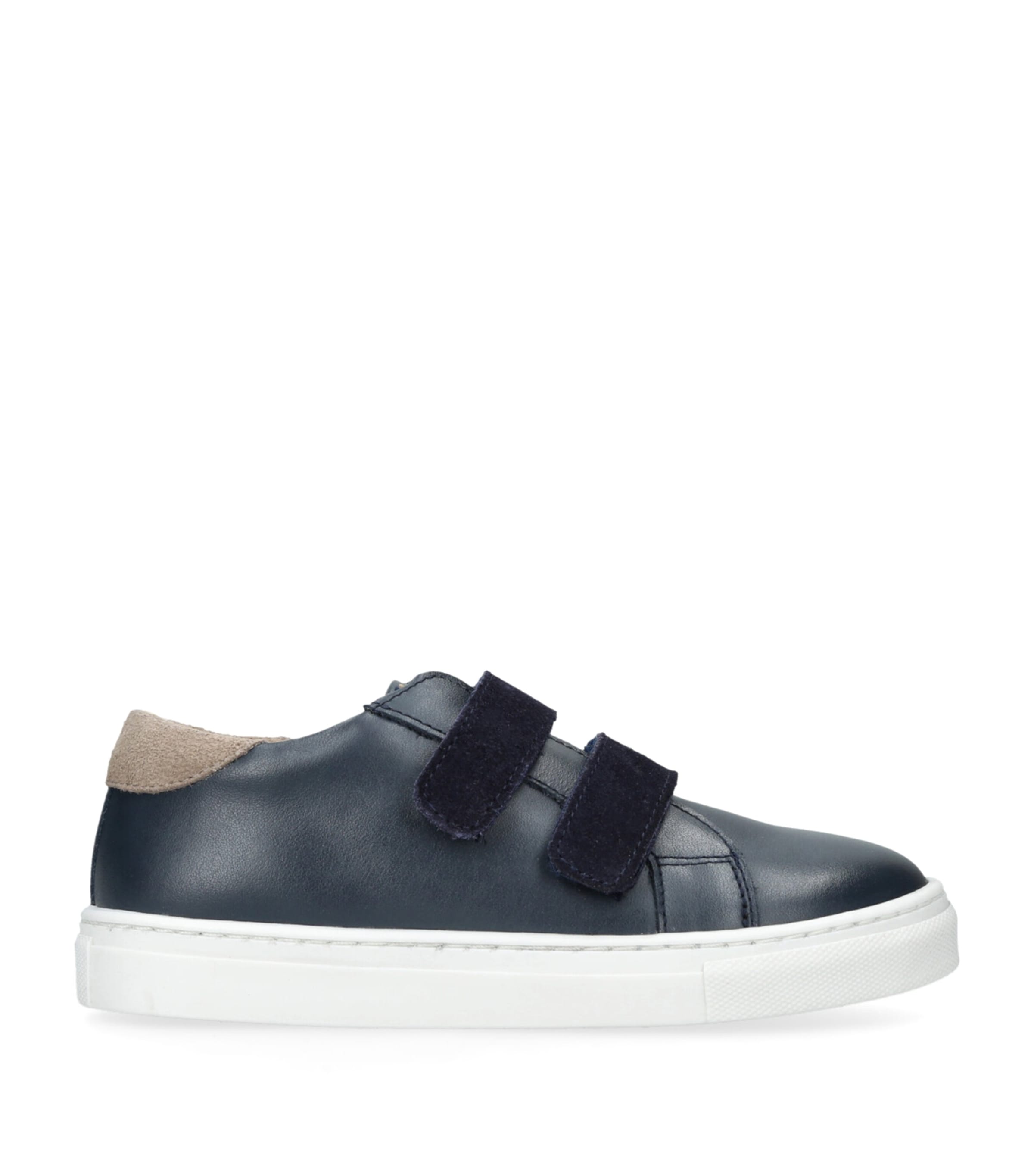 papouelli Leather Hobo Sneakers Navy Image 1