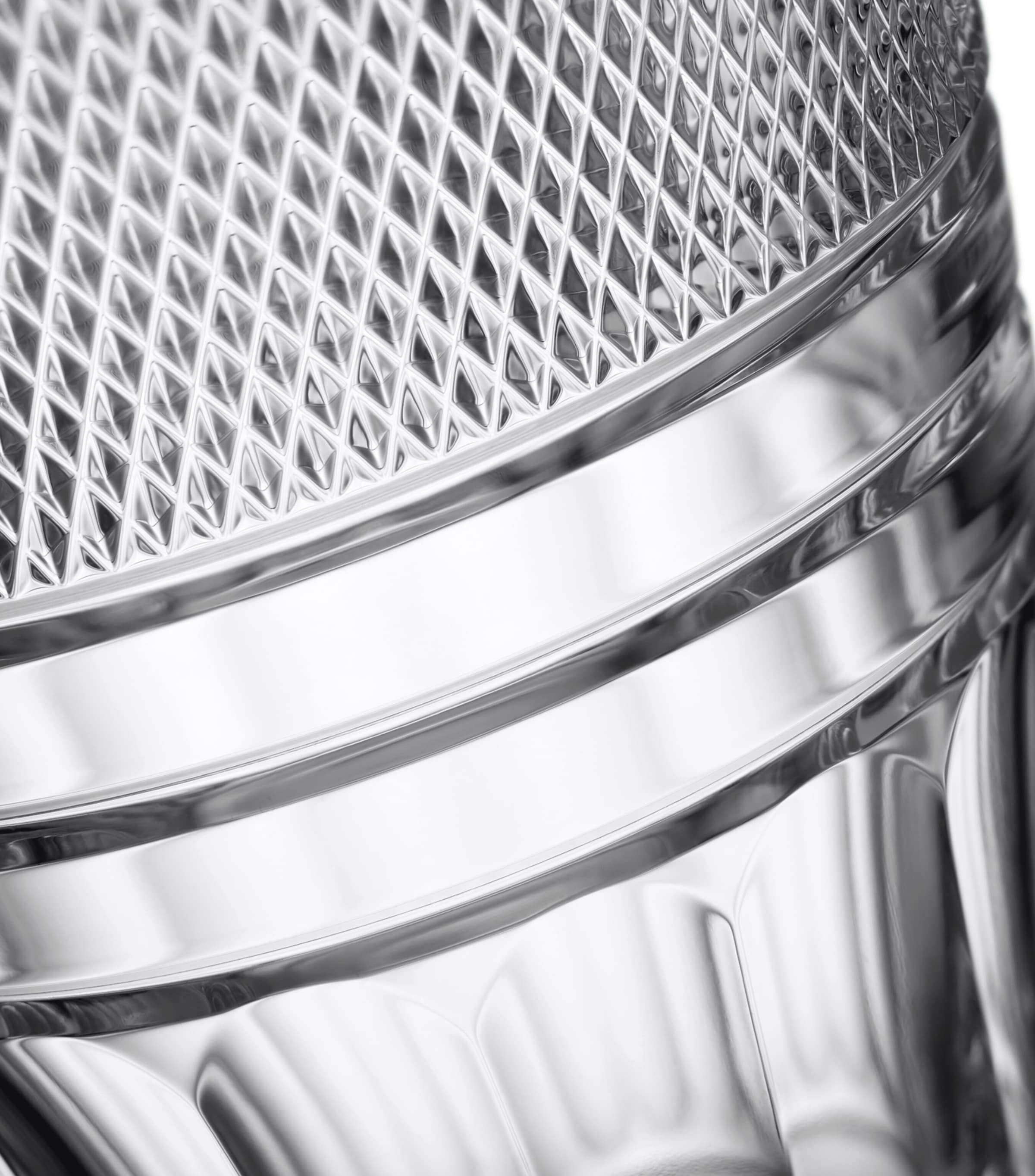 Crystal Copper Coast Statement Vase CLEAR Image 3