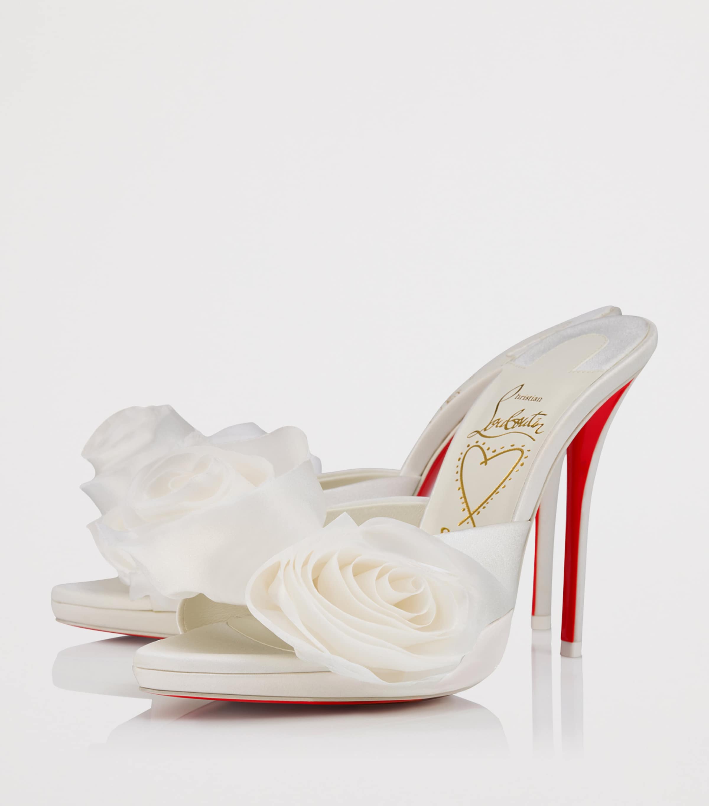 Christian Louboutin Mere Lachaise Silk Mules 120 Image 3