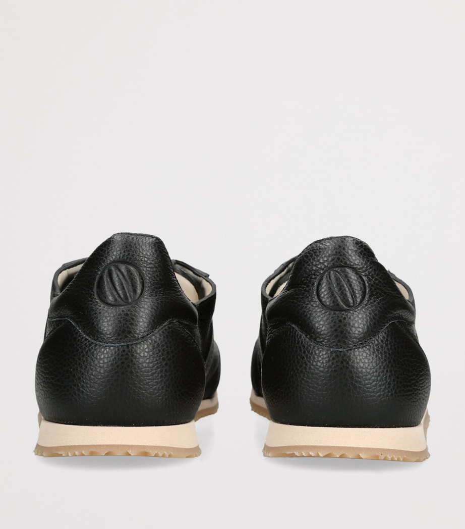 Born Outside Leather Tempo Sneakers Black Image 4