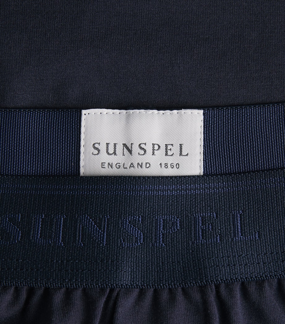 Superfine Cotton Boxer Shorts BUAA - NAVY Image 5