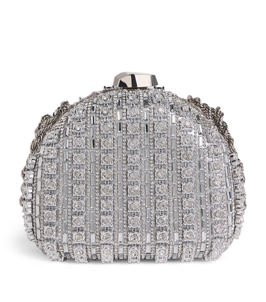 Diamanté-Embellished Handbag S-SILVER Image 1