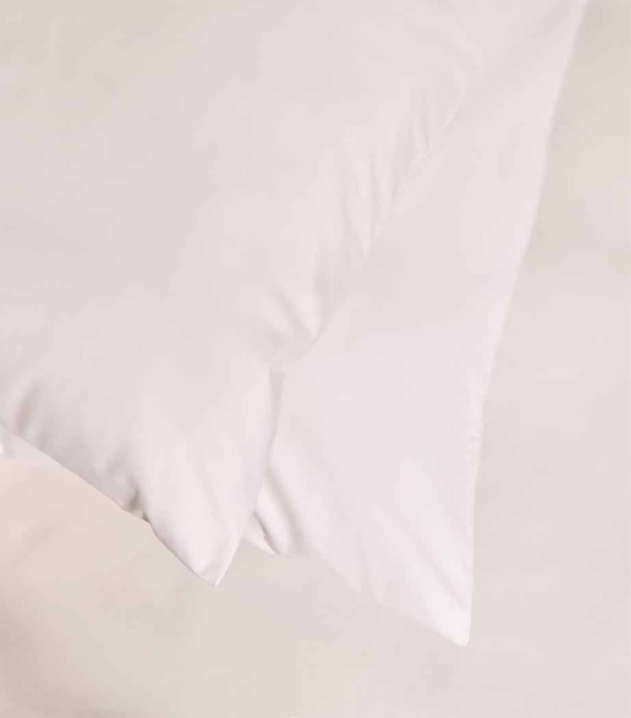 Dust Mite Pillowcase Protector Pair (50cm x 70cm) WHITE Image 5