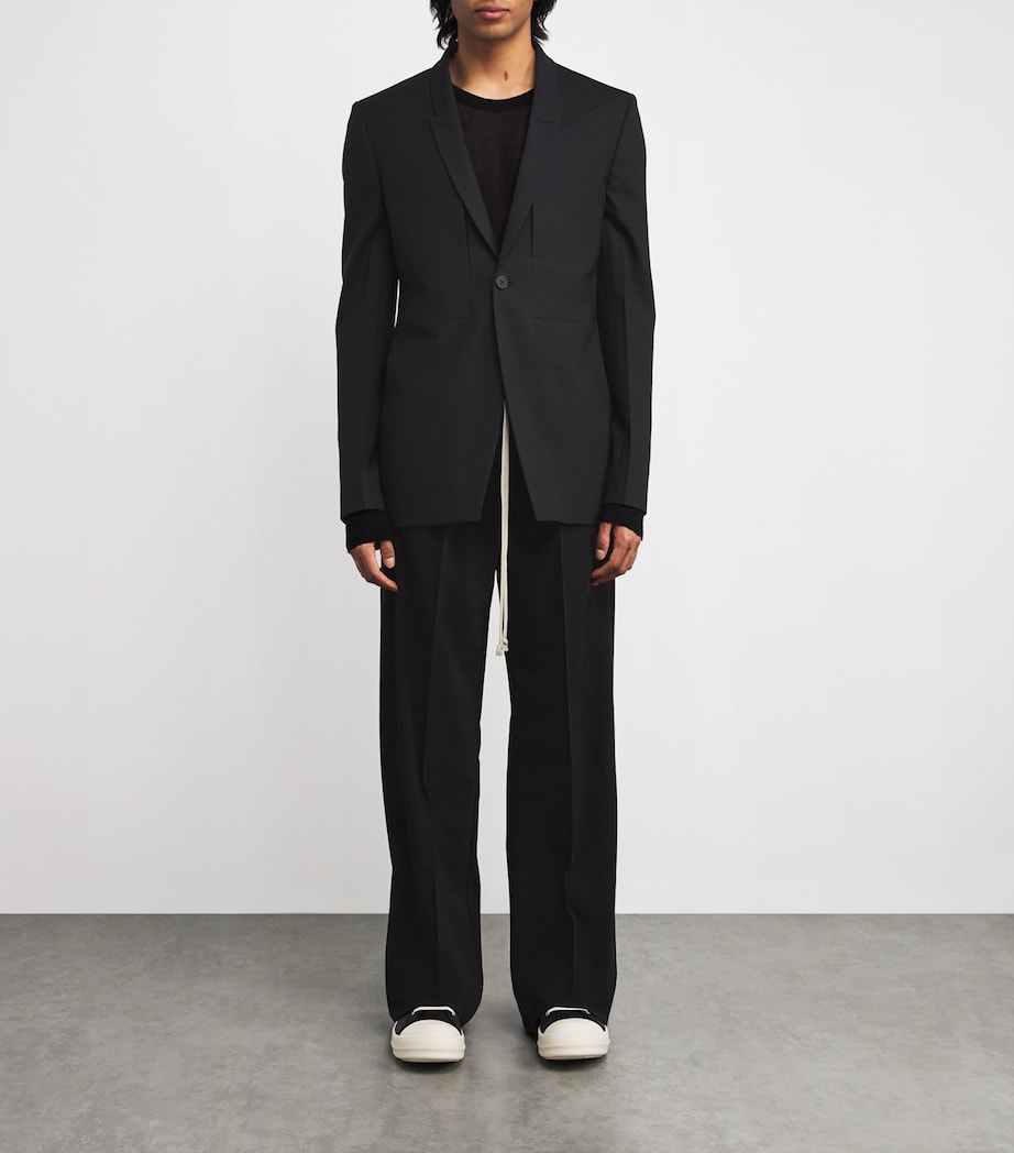 Wool Dietrich Drawstring Trousers 09/BLACK Image 2