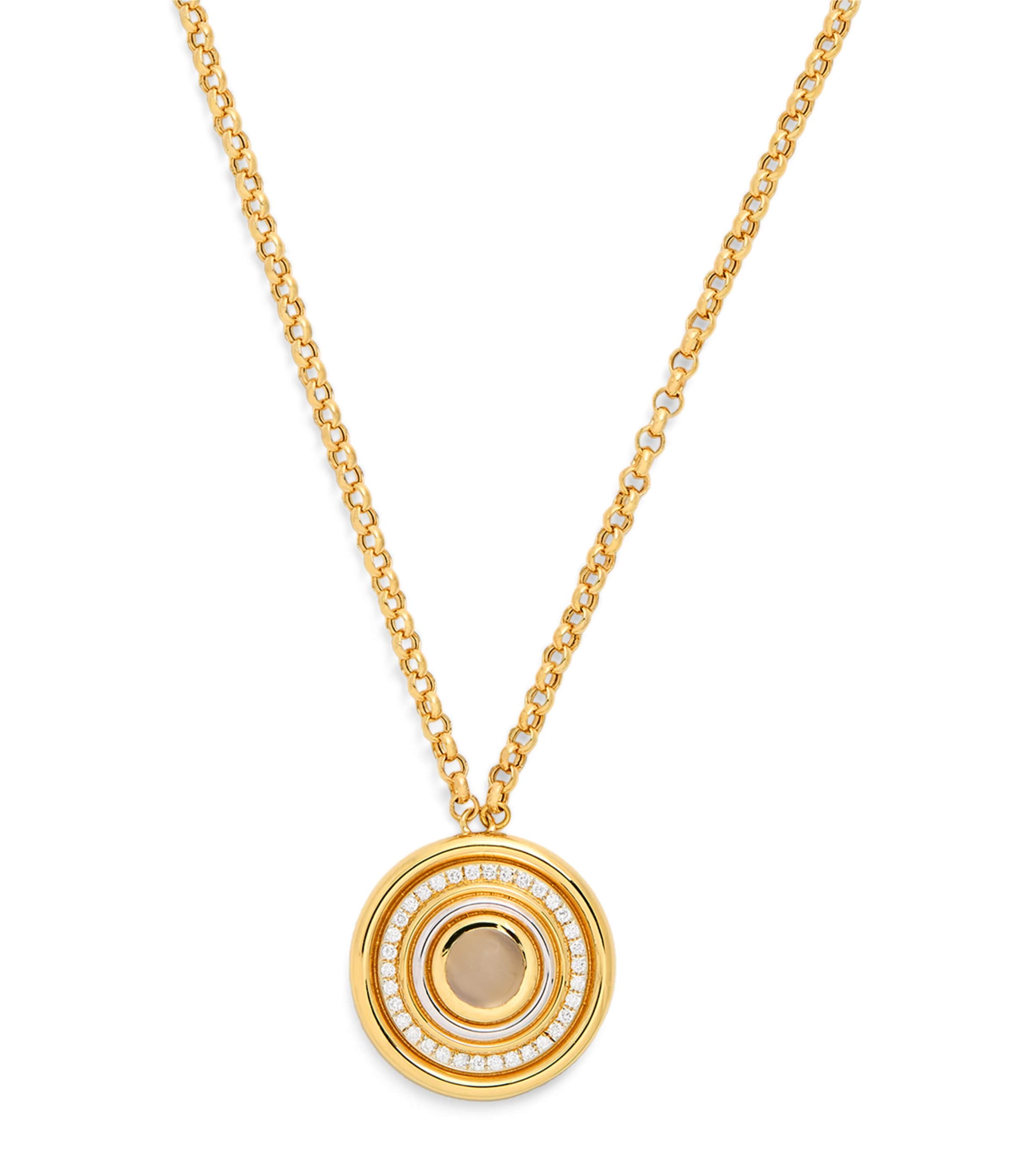 L'atelier Nawbar Yellow Gold And Diamond Lot N*91 Mimette Necklace In Gold