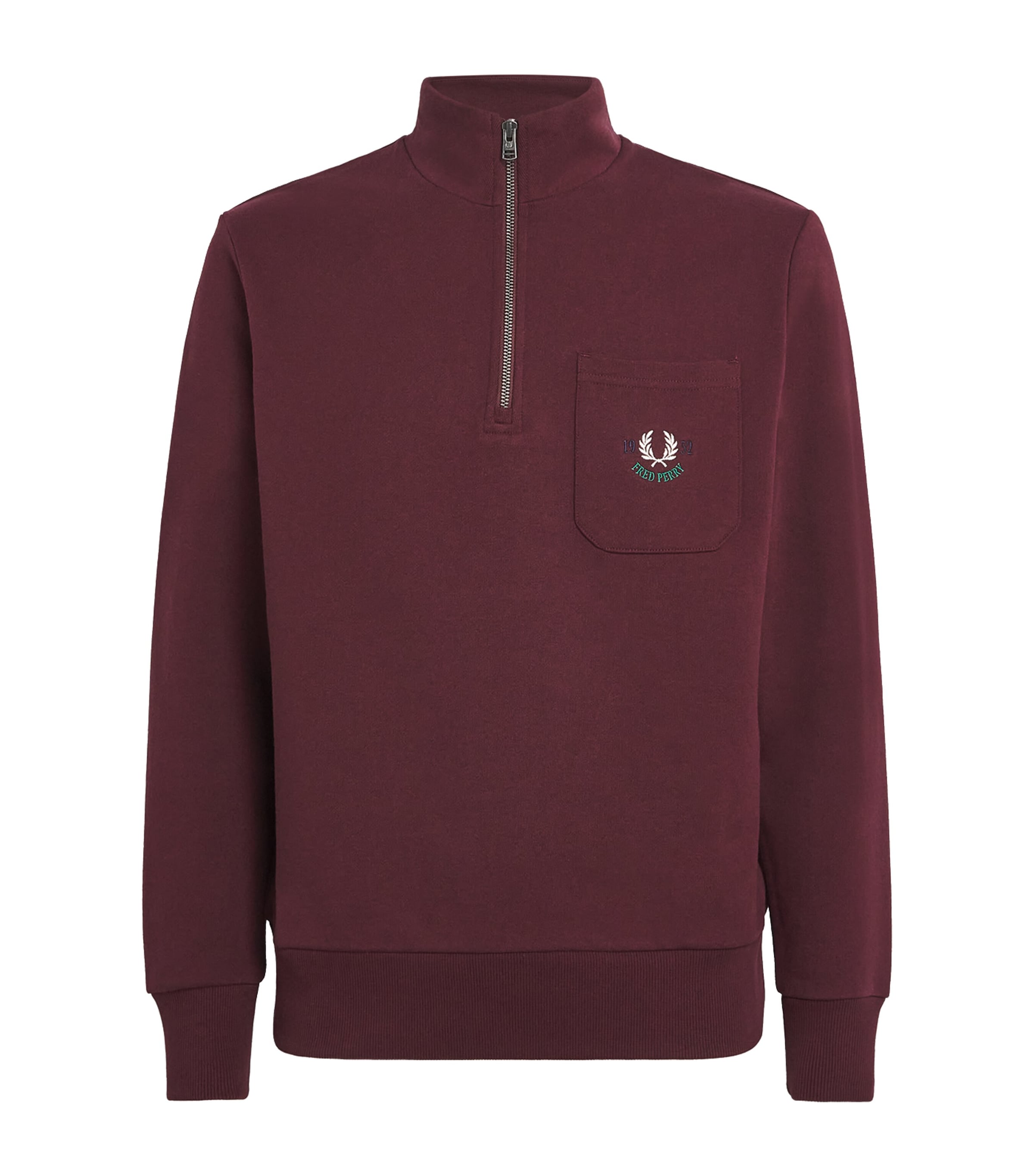 Fred Perry Cotton Polo Shirt In Burgundy