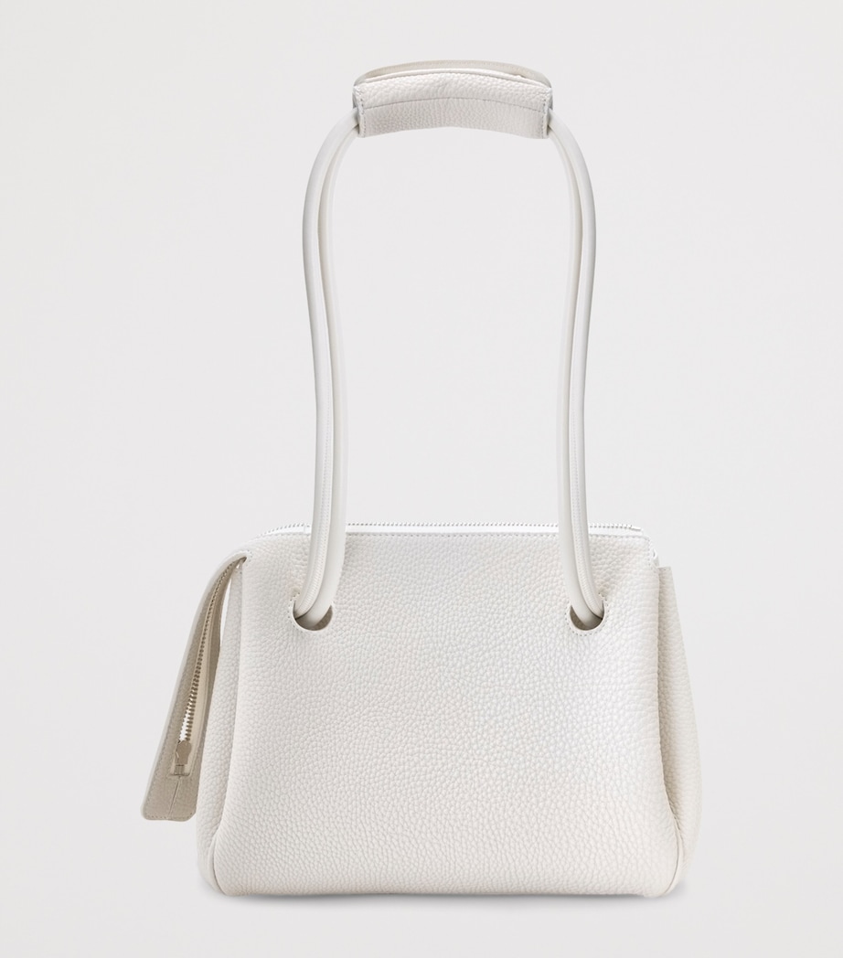 Small Calfskin Madrid Shoulder Bag SOFT WHITE Image 5