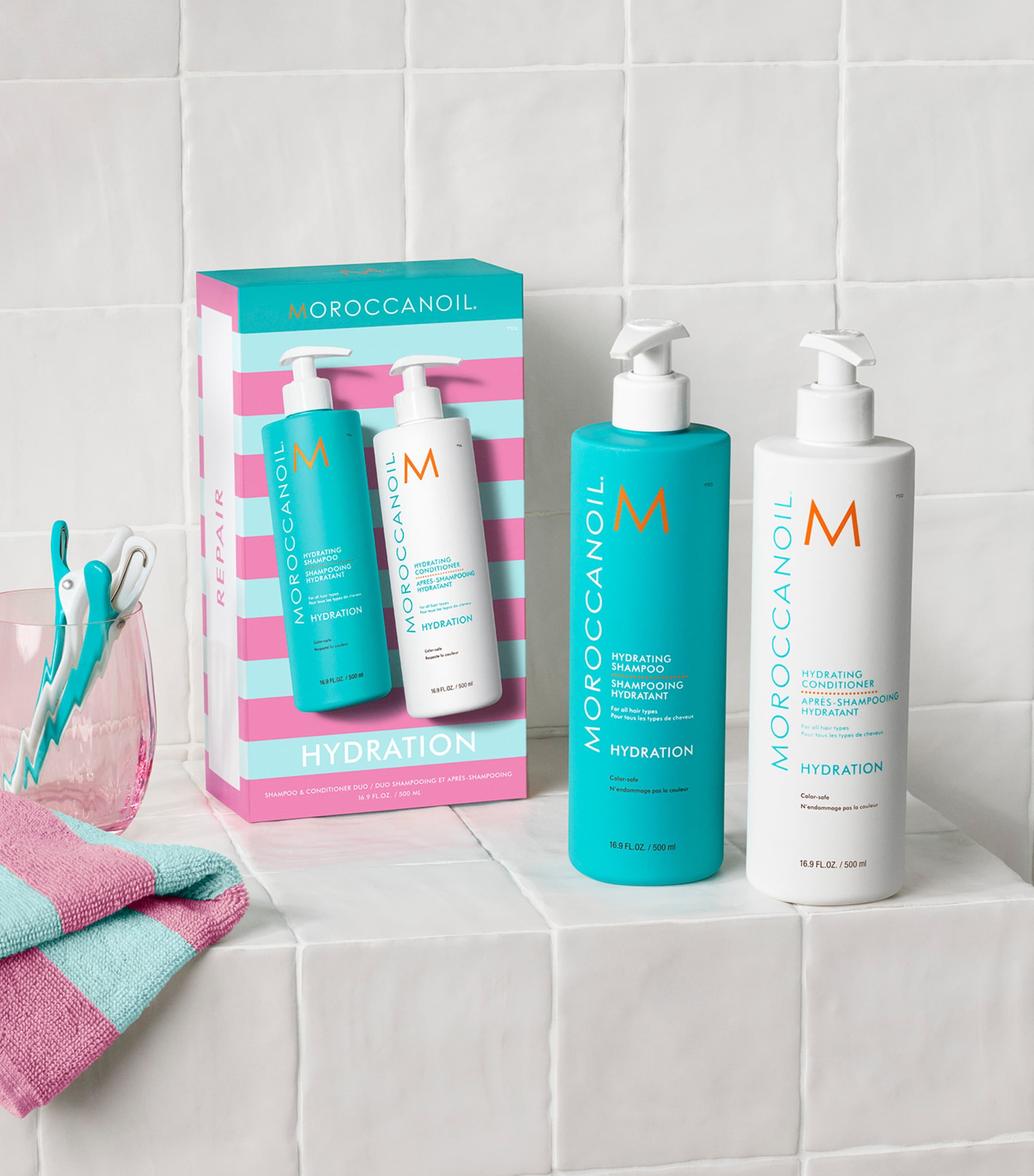 Moroccanoil Hydration Shampoo and Conditioner Duo (2 x 500ml) Image 2