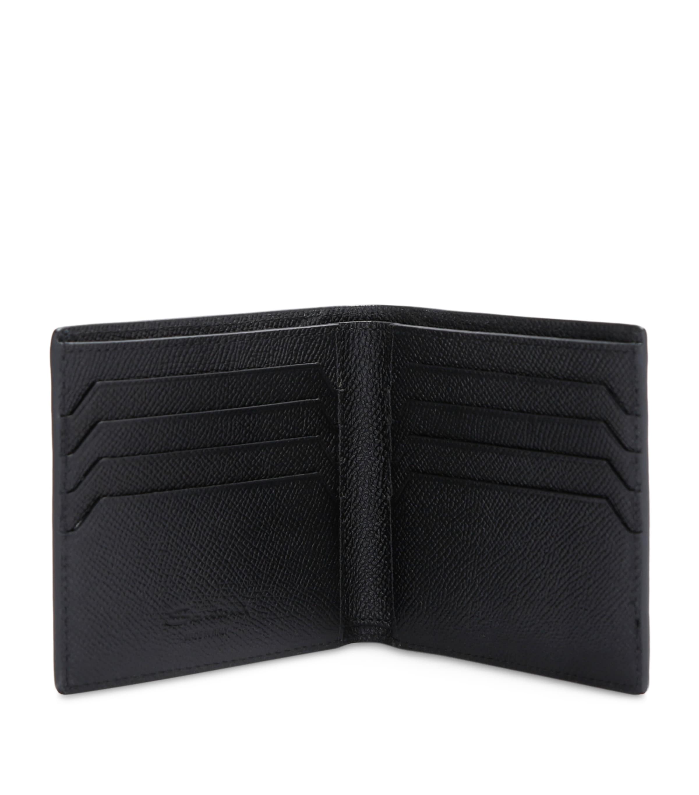 Textured Leather Wallet BLACK Image 2