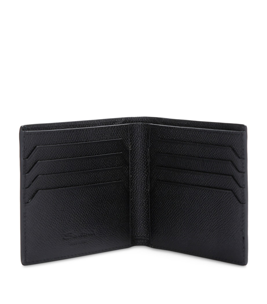 Textured Leather Wallet BLACK Image 2