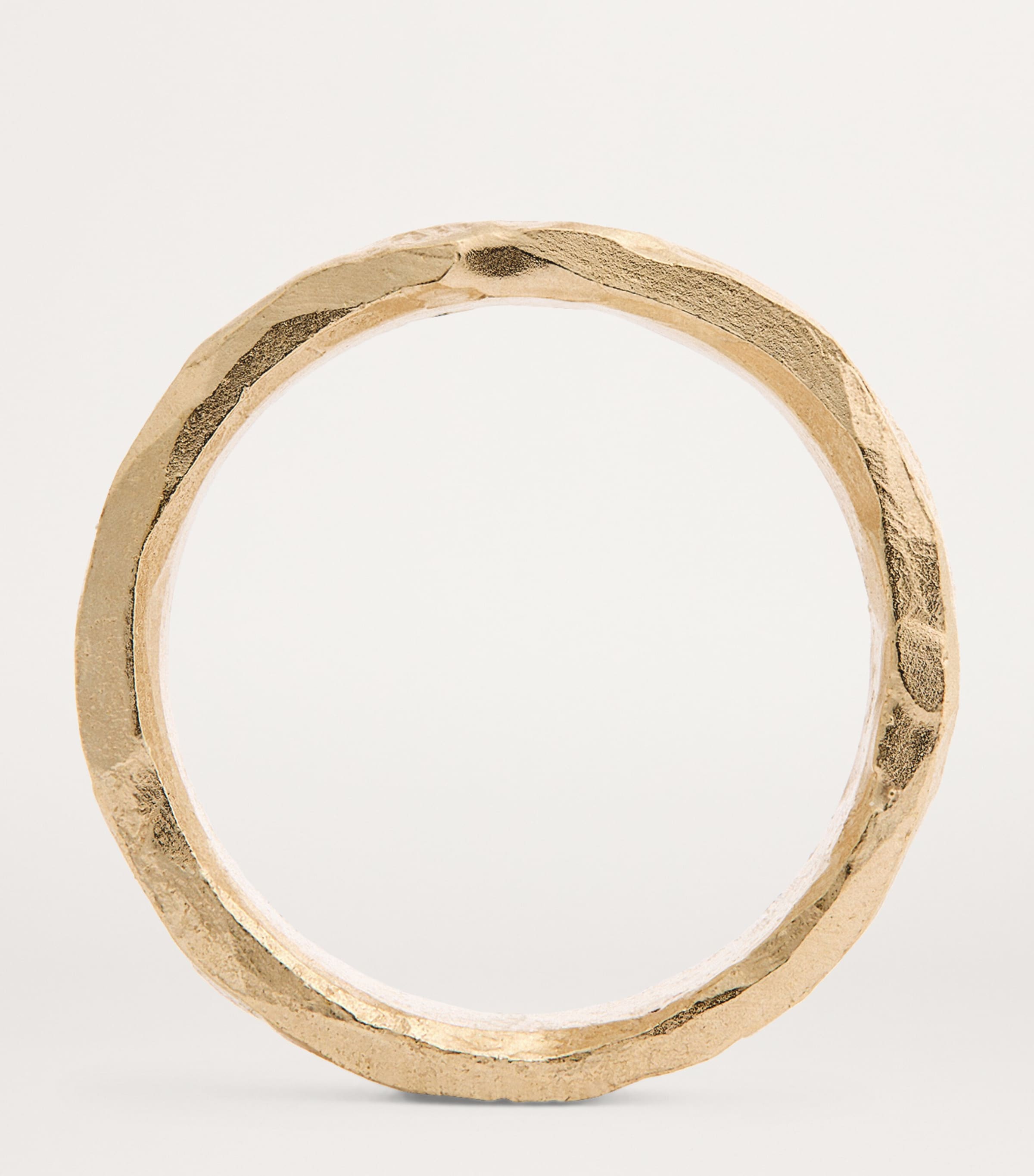 Yellow Gold Hallmark Band Ring GOLD Image 2