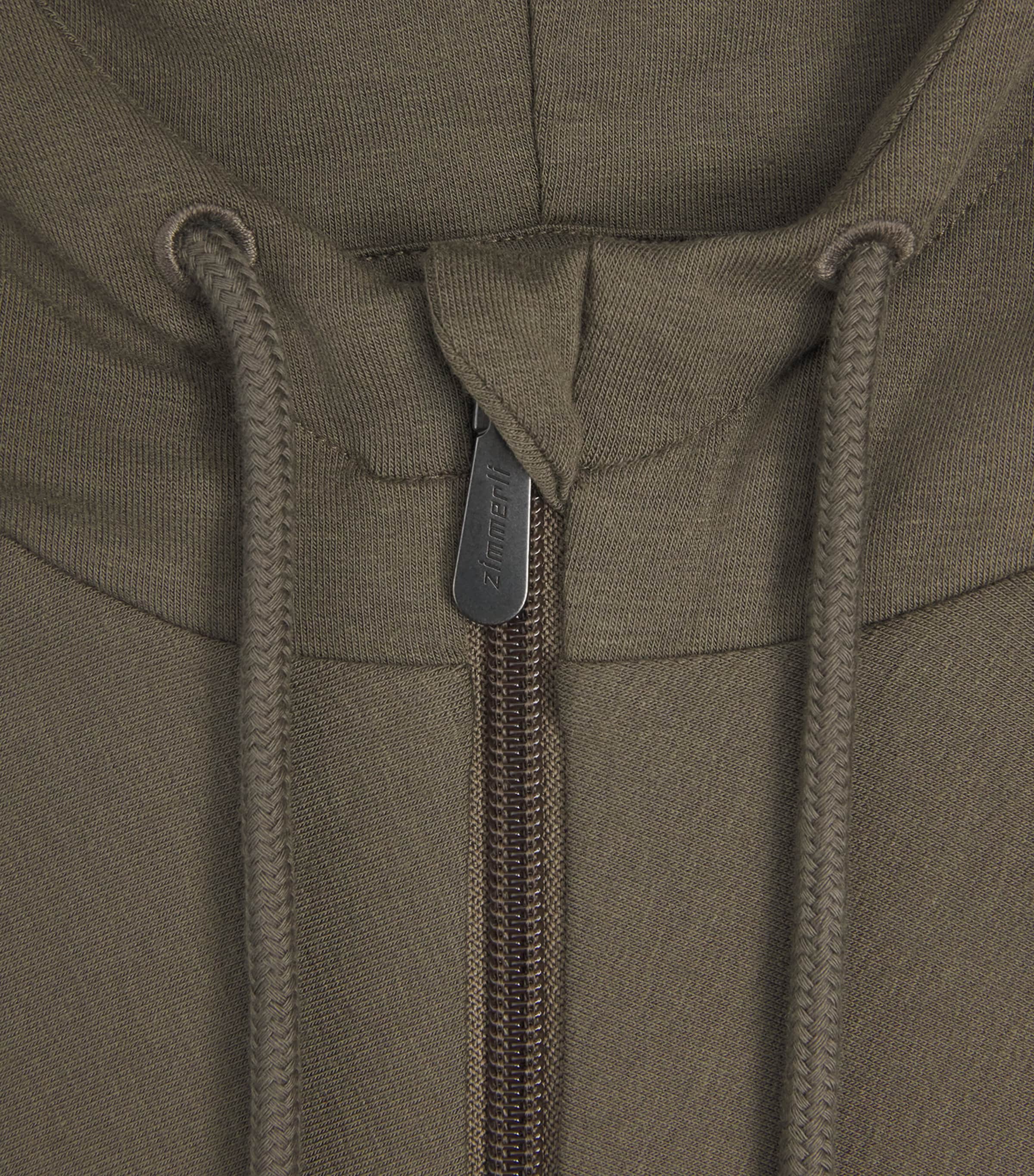 Zimmerli Mens Summer Lounge Hoodie Walnut Tree Image 6