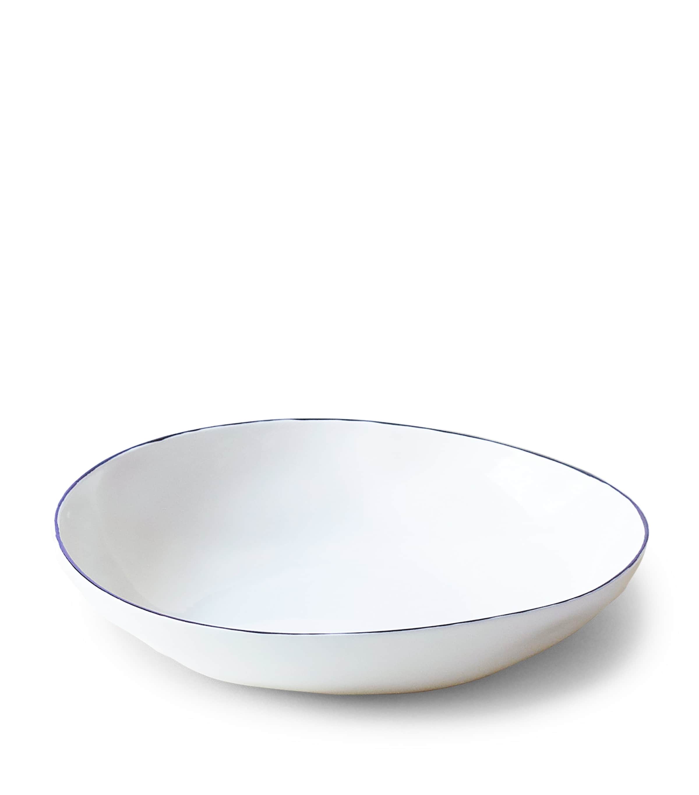 Set of 4 Cobalt Pasta Bowls (22cm) COBALT (BLUE) Image 2