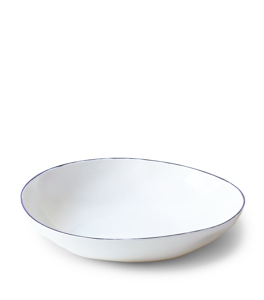 Set of 4 Cobalt Pasta Bowls (22cm) COBALT (BLUE) Image 2