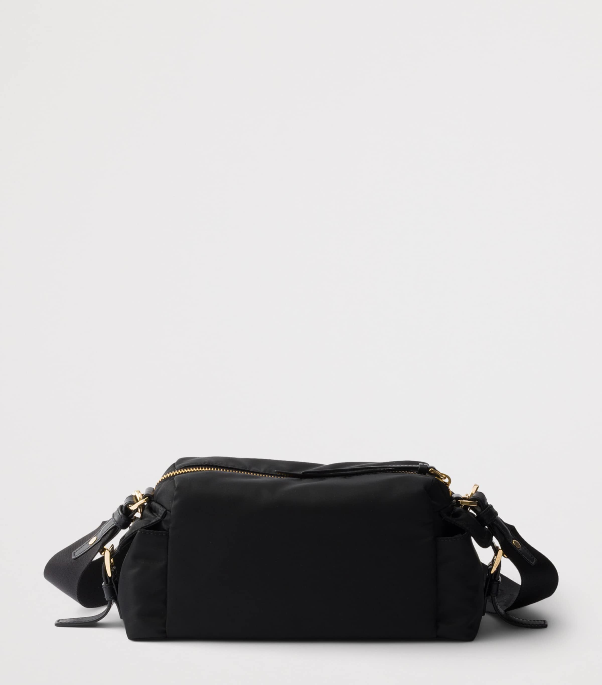 Prada Small Re-Nylon and Leather Explore Shoulder Bag Black Image 3