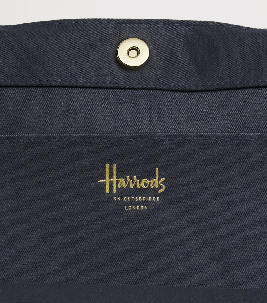 Harrods Large Great British Tote Bag Navy Image 3