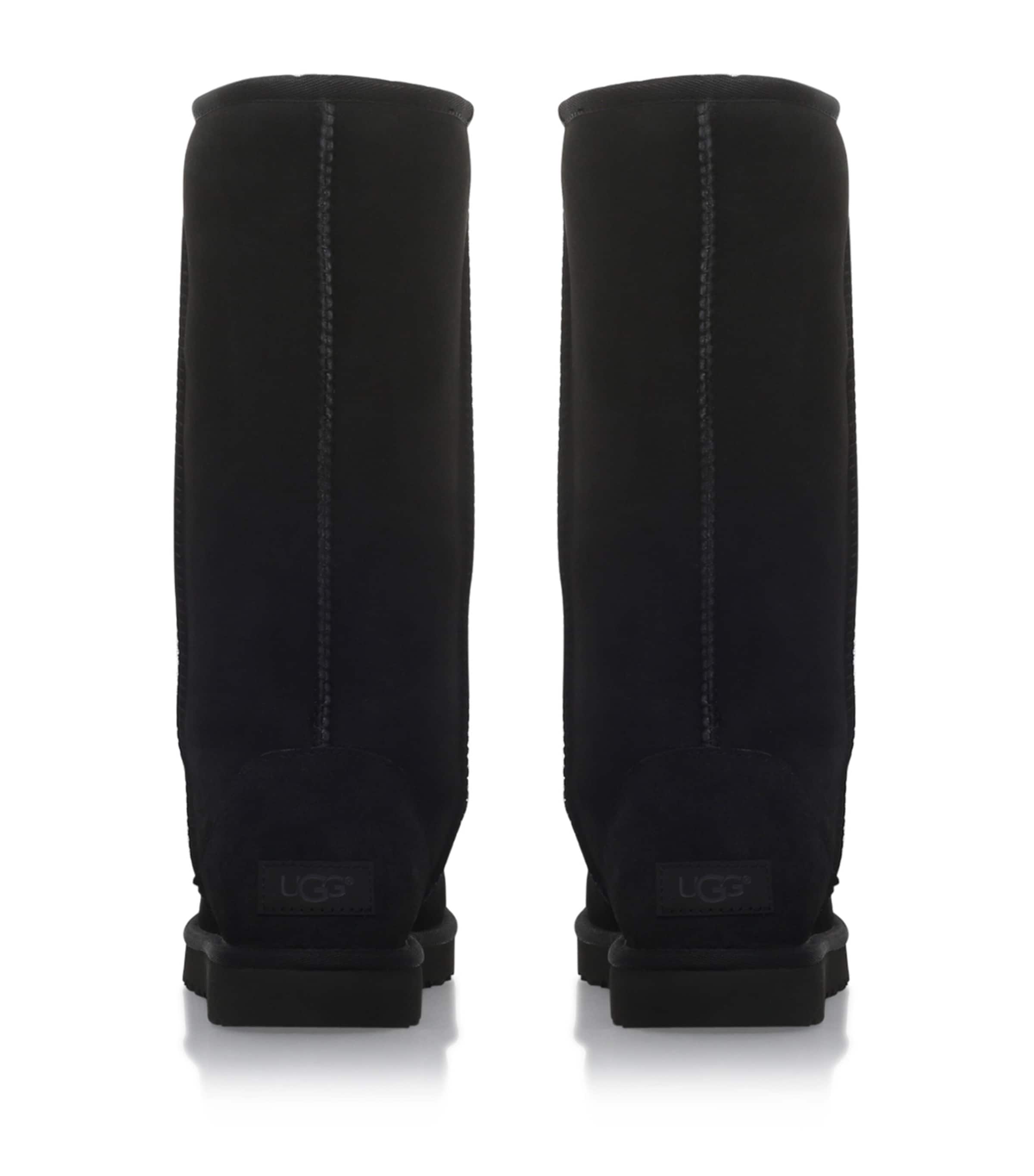Classic II Tall Suede Boots BLACK Image 2