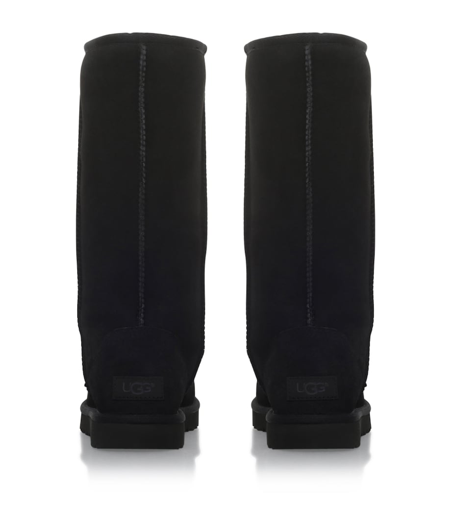 Classic II Tall Suede Boots BLACK Image 2