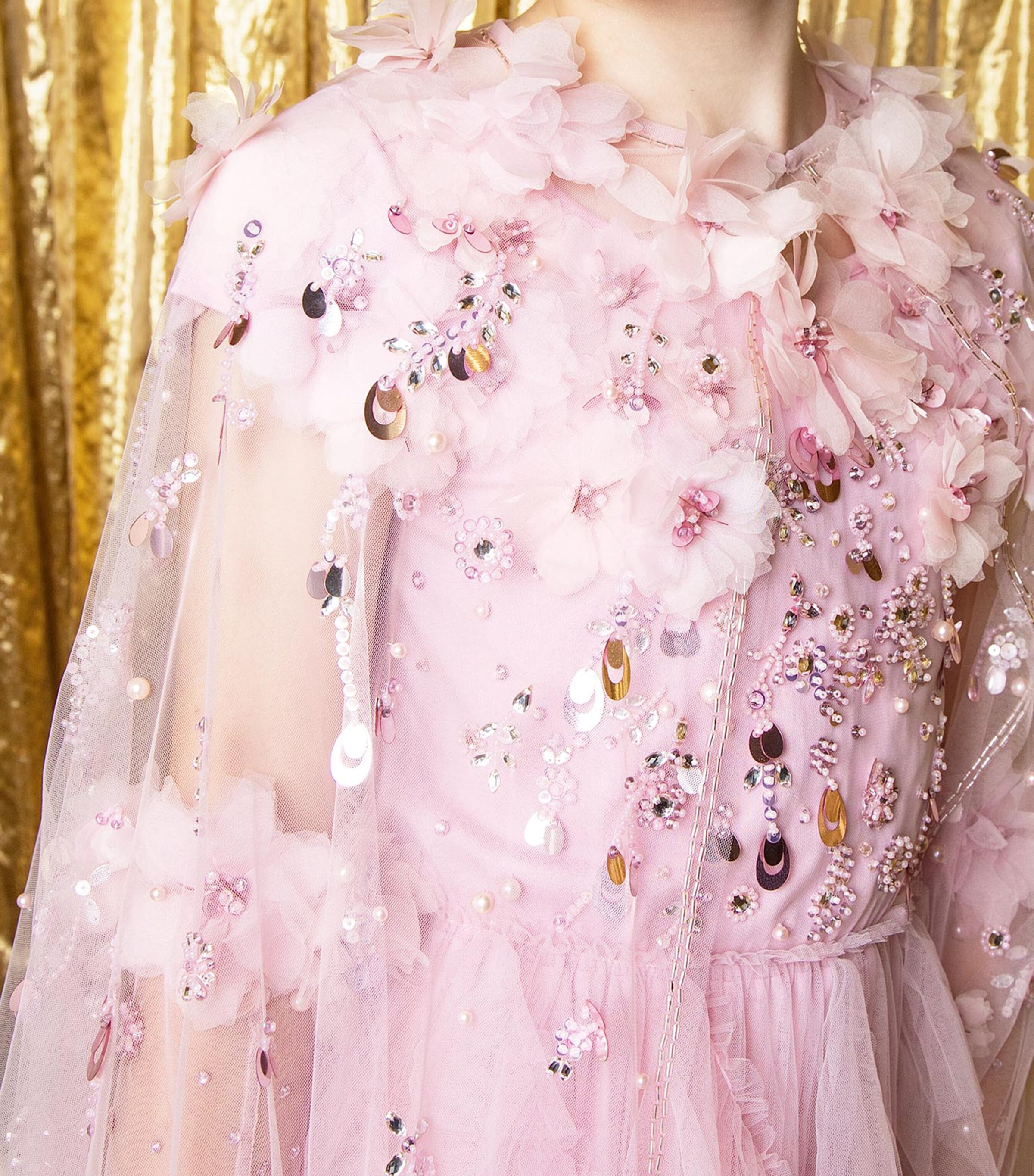 Embellished Zahra Cape FAIRY FLOSS Image 7