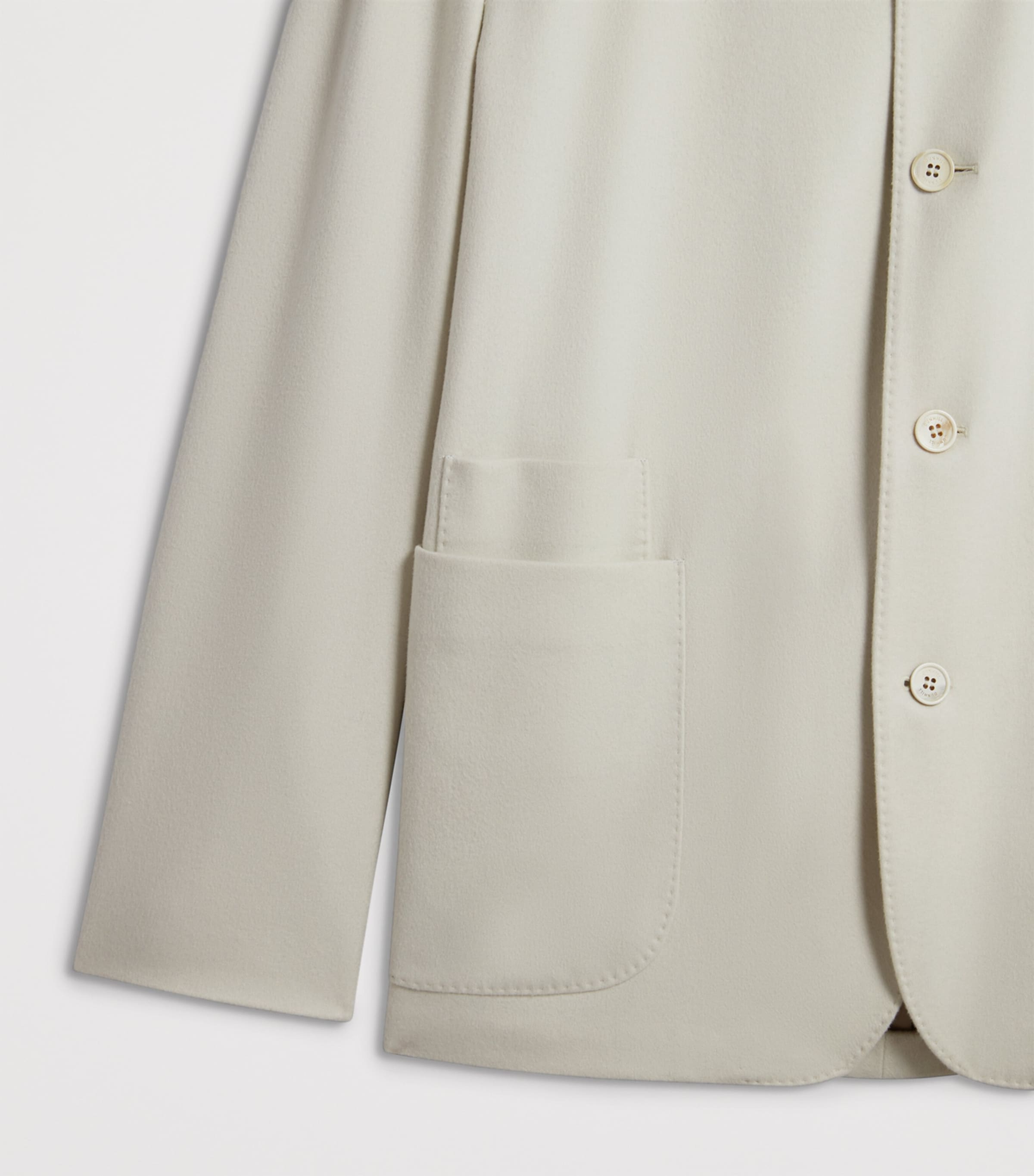 Cashmere-Blend Technical Jacket 100WHITE Image 5