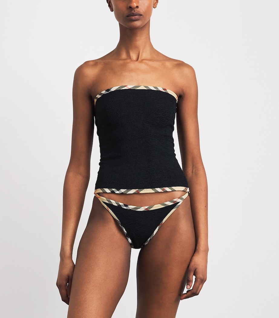 Burberry x Hunza G Womens x Burberry Devyn Skirt/Bandeau Top Black Image 6