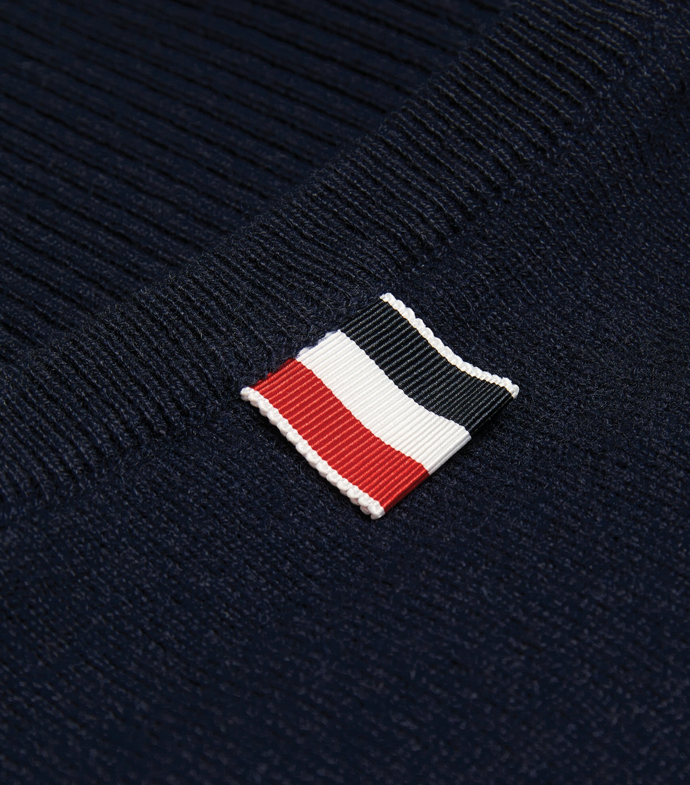 Cashmere 4-Bar Sweater NAVY Image 5