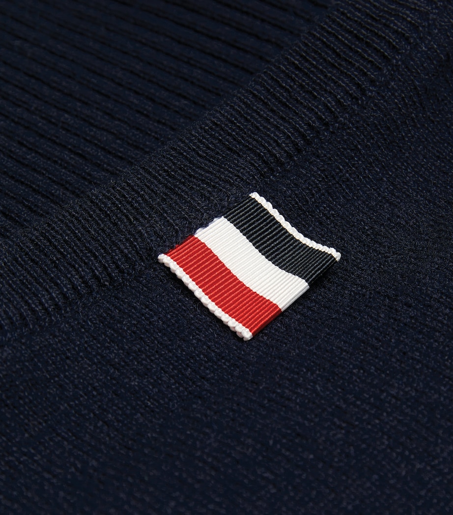 Cashmere 4-Bar Sweater NAVY Image 5