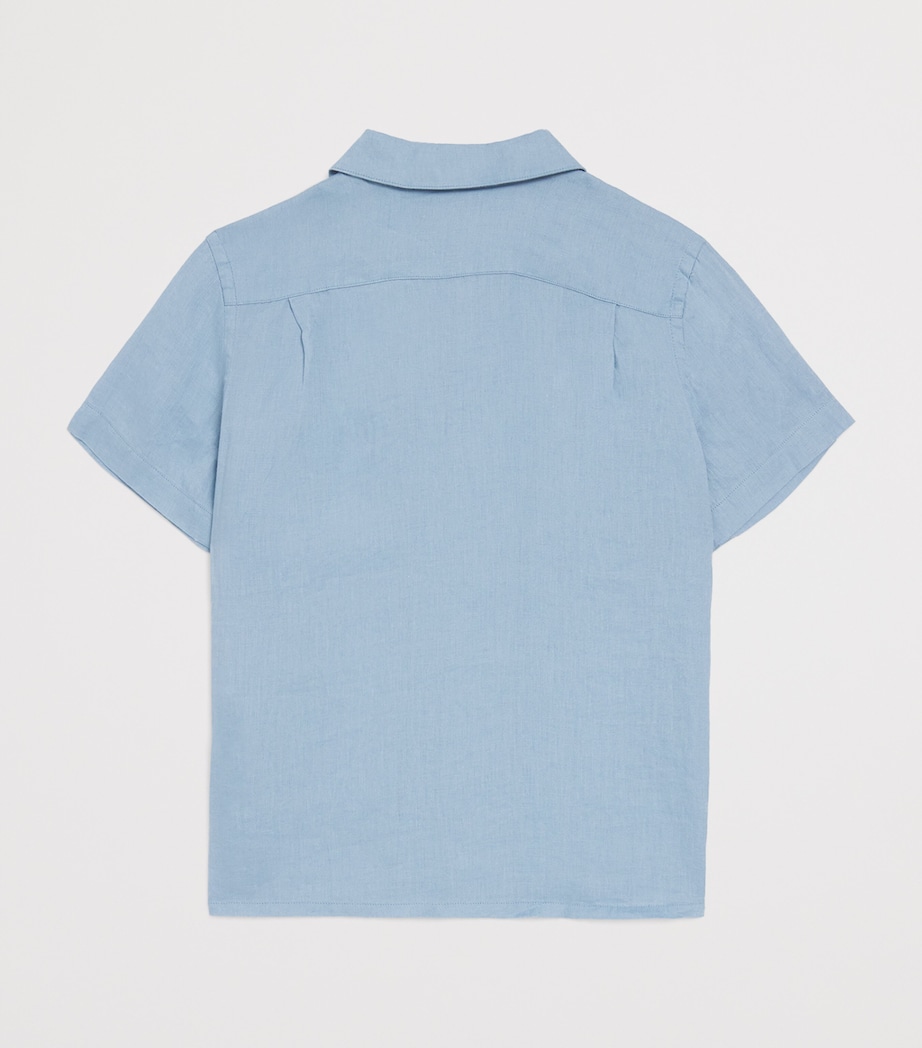 Ralph Lauren Kids Linen Short-Sleeve Shirt (6-14 Years) Image 2