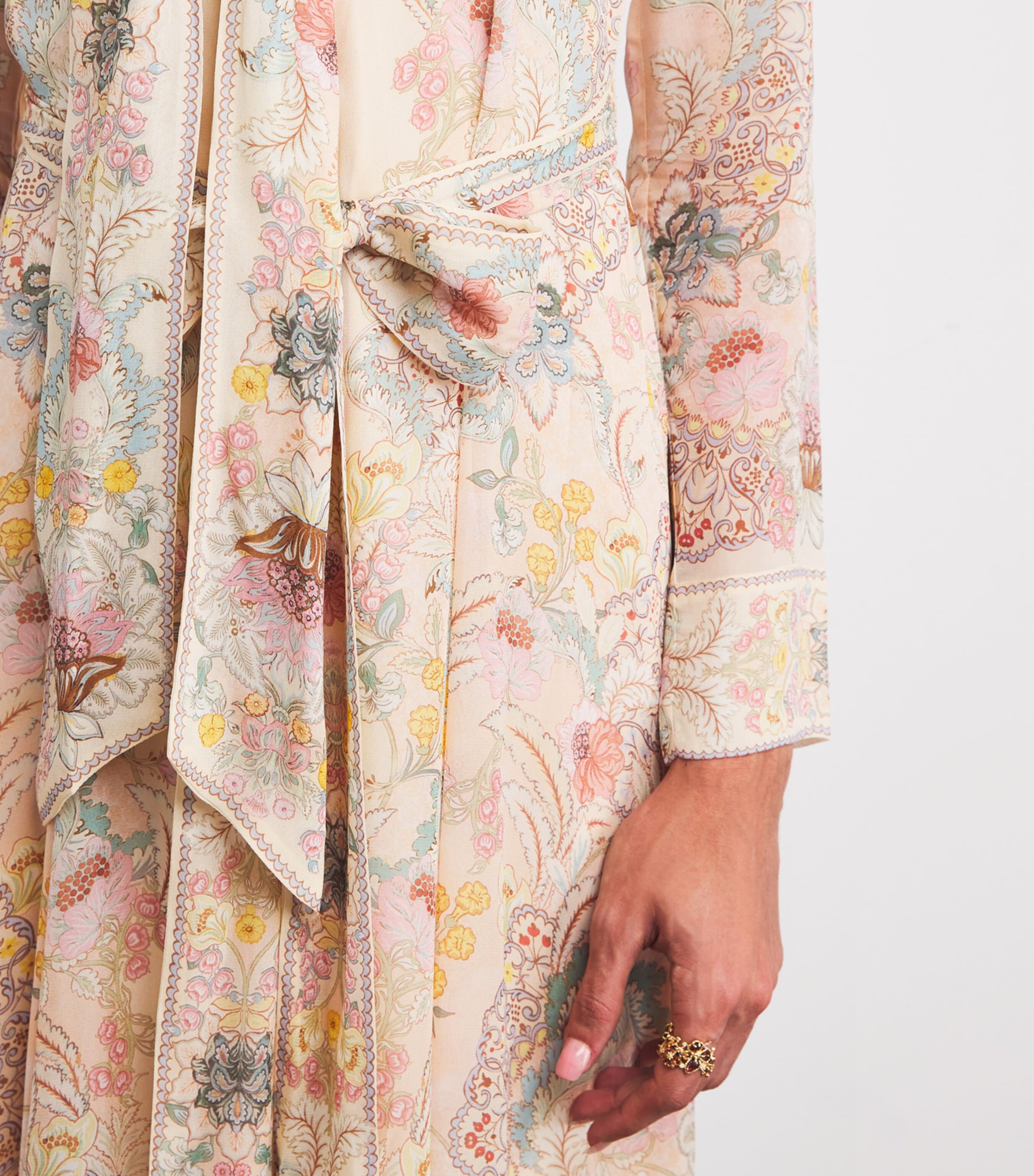 Floral Rebellion Maxi Shirt Dress PIF PINK FLORAL Image 6