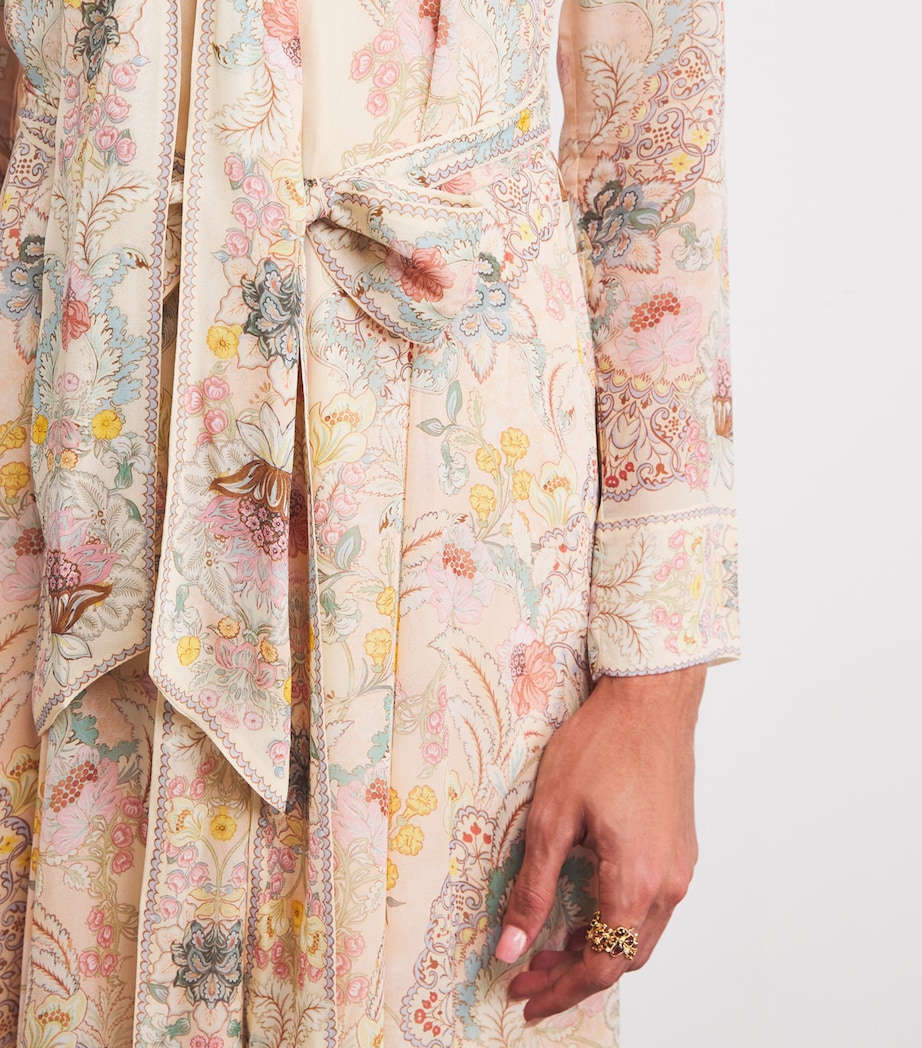 Floral Rebellion Maxi Shirt Dress PIF PINK FLORAL Image 6