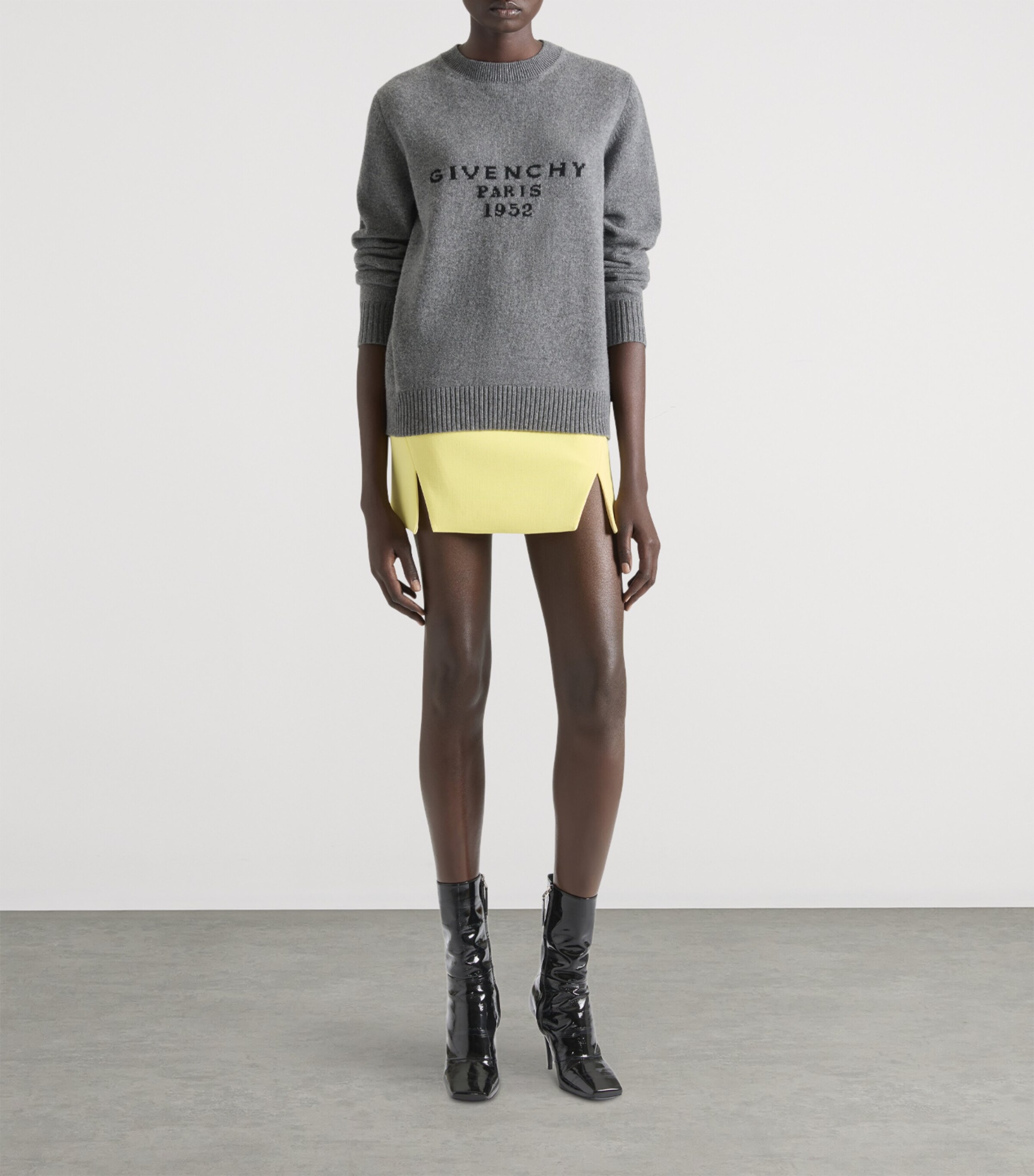 Wool-Cashmere Logo Sweater SLATE BLEND Image 2