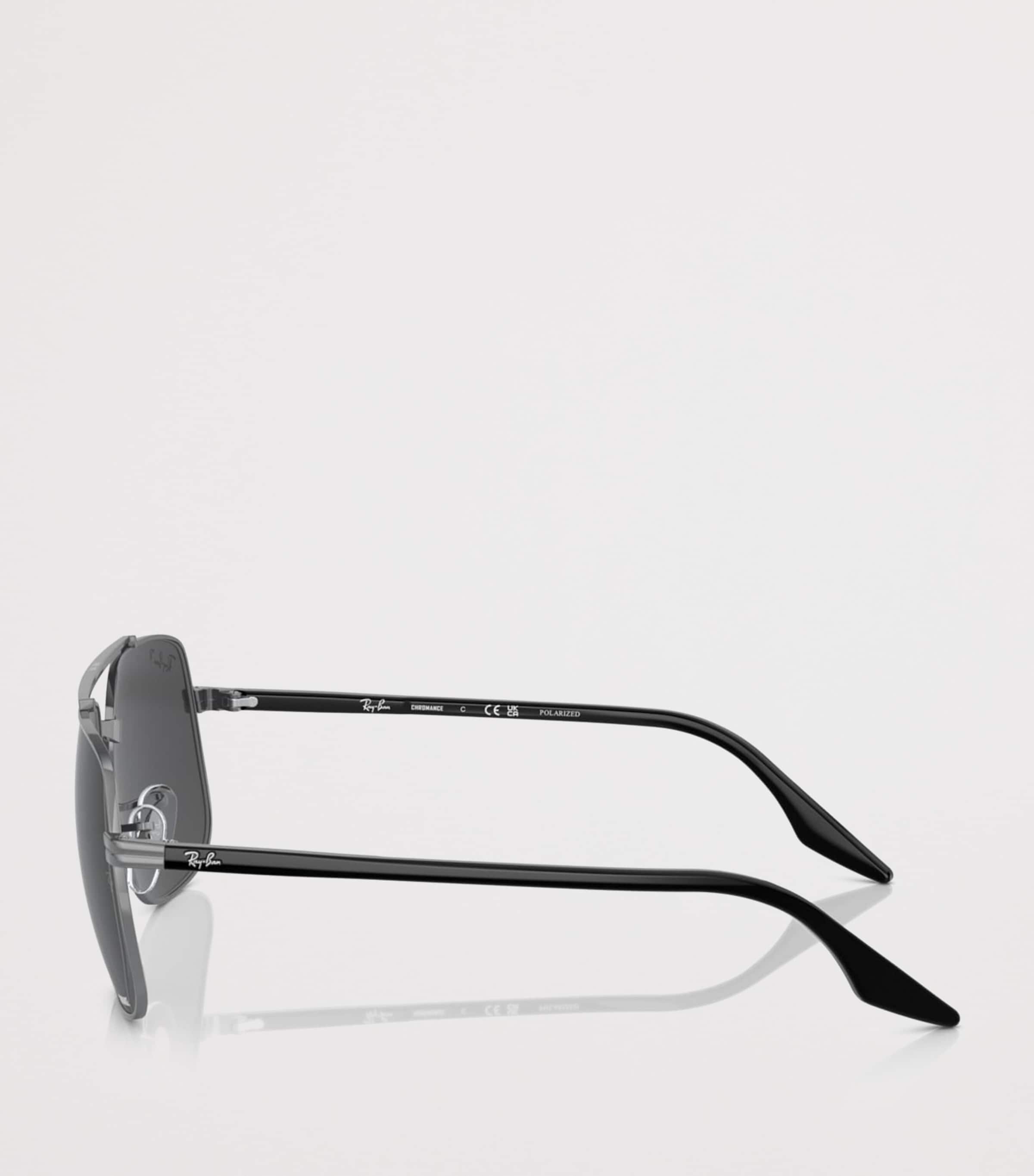 Ray-Ban Polarized+ Lenses Square Sunglasses Grey Image 3
