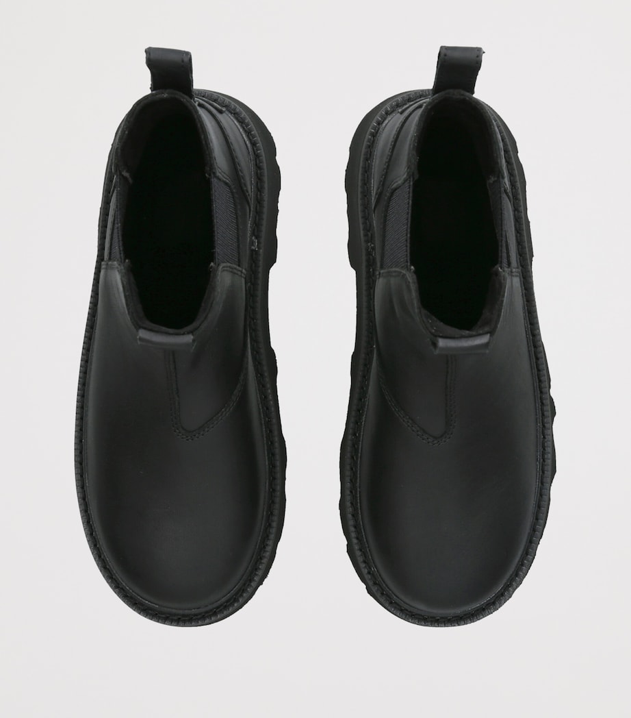 UGG Leather Lug Chelsea Boots Black Image 4