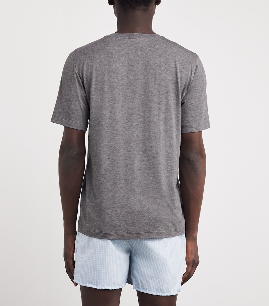 V-Neck Casuals T-Shirt 1945 STONE MELANGE Image 4