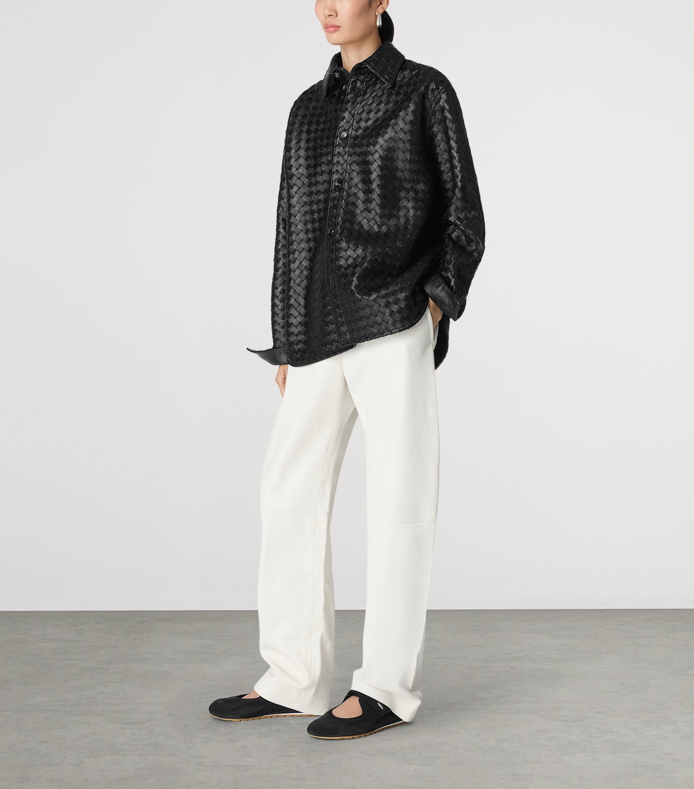 Fabric and Suede Mary Jane Sneakers 1000 Image 2