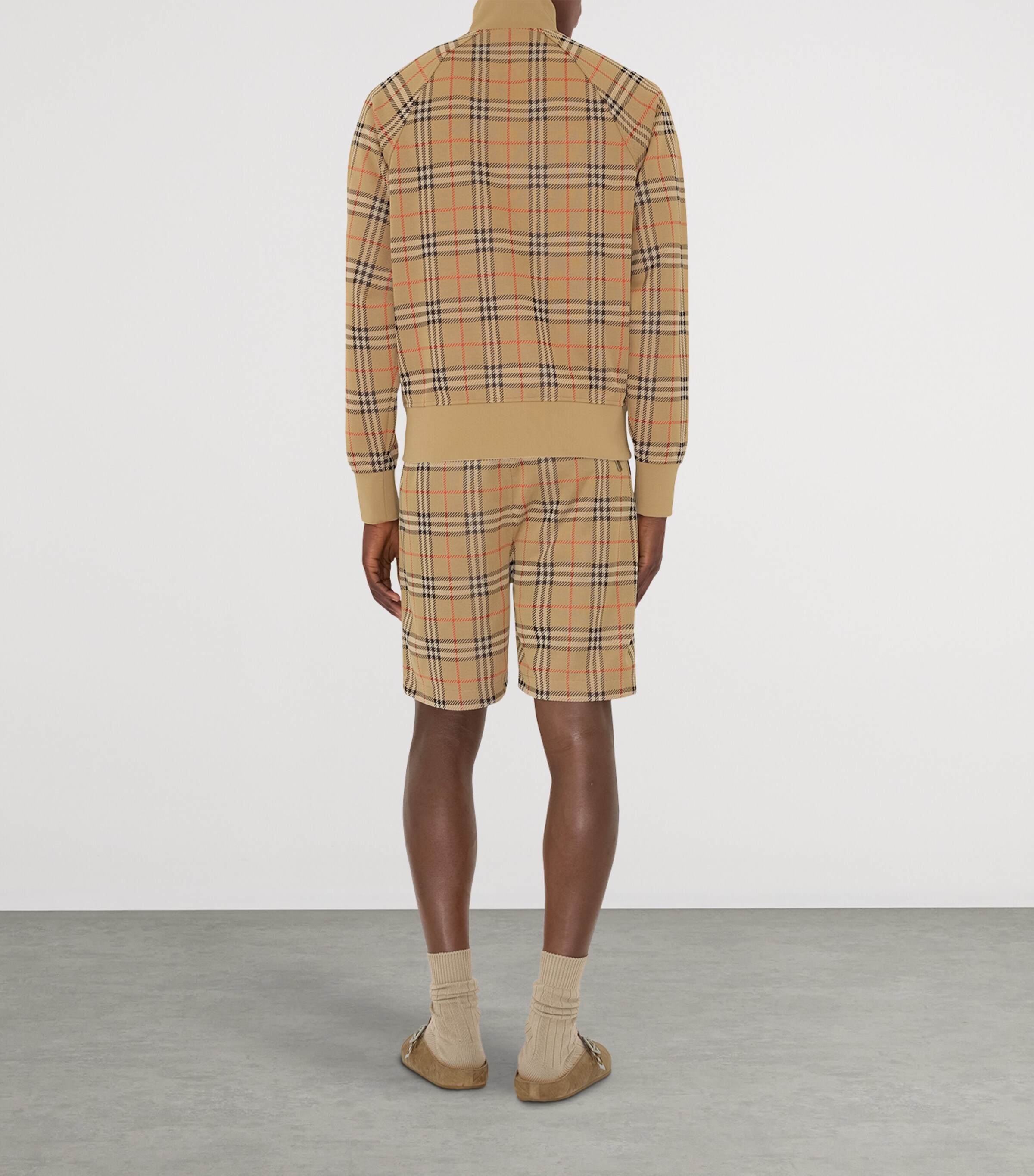 Jersey Check Shorts SAND IP CHECK Image 4