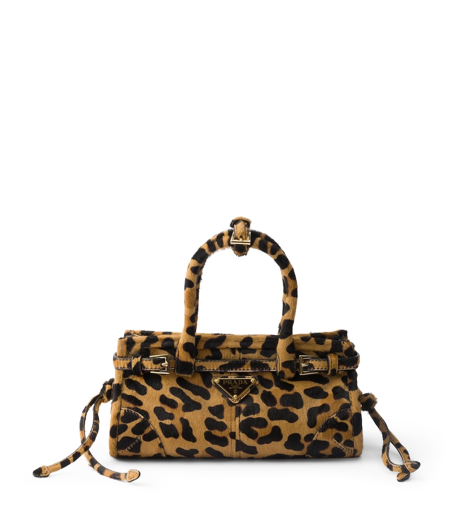 Prada Mini Leather Printed Bonnie Shoulder Bag Image 1