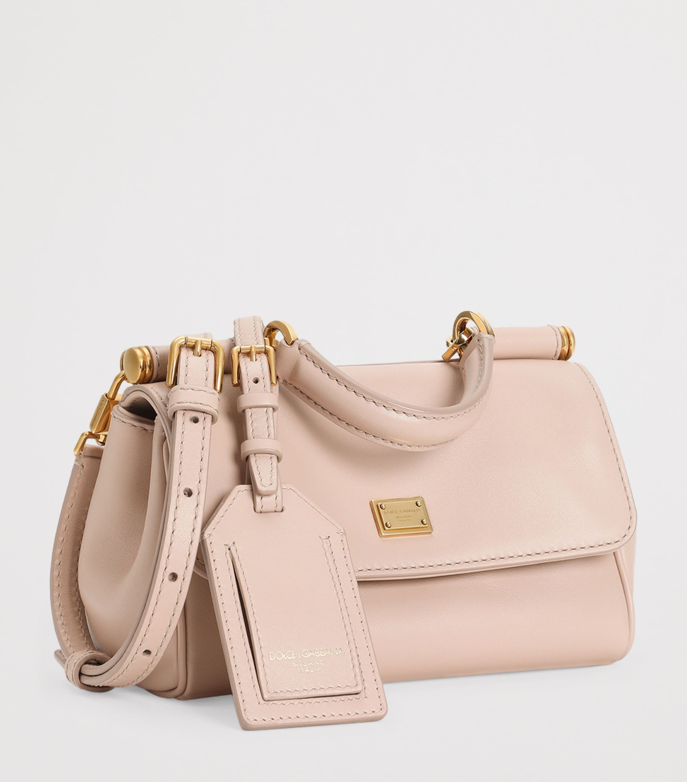 Plongé Calfskin My Sicily Cross-Body Bag 80095-NUDE 1 Image 4