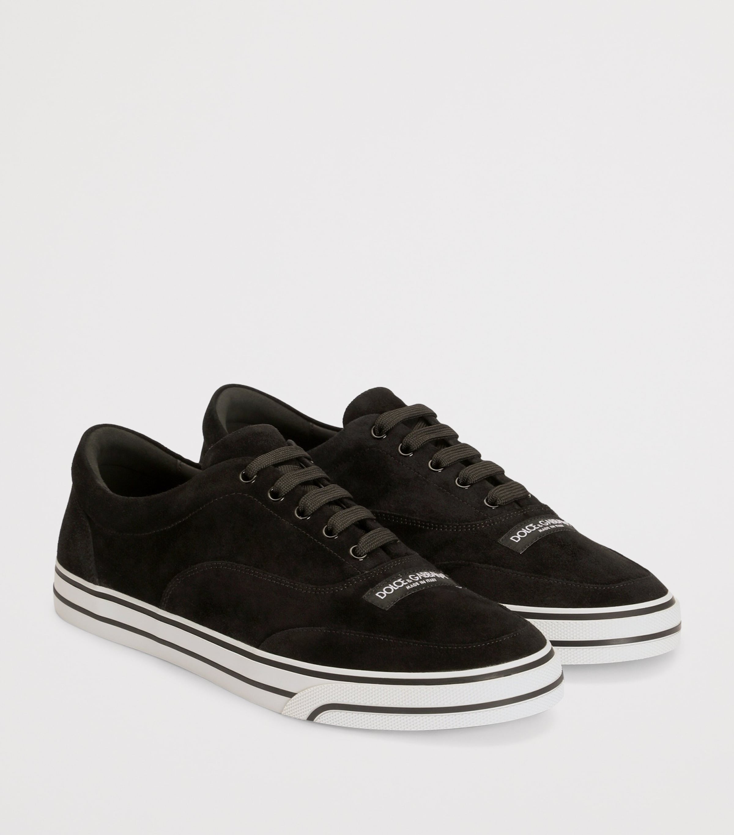 Dolce&Gabbana Suede Sailing Sneakers Black/black Image 2