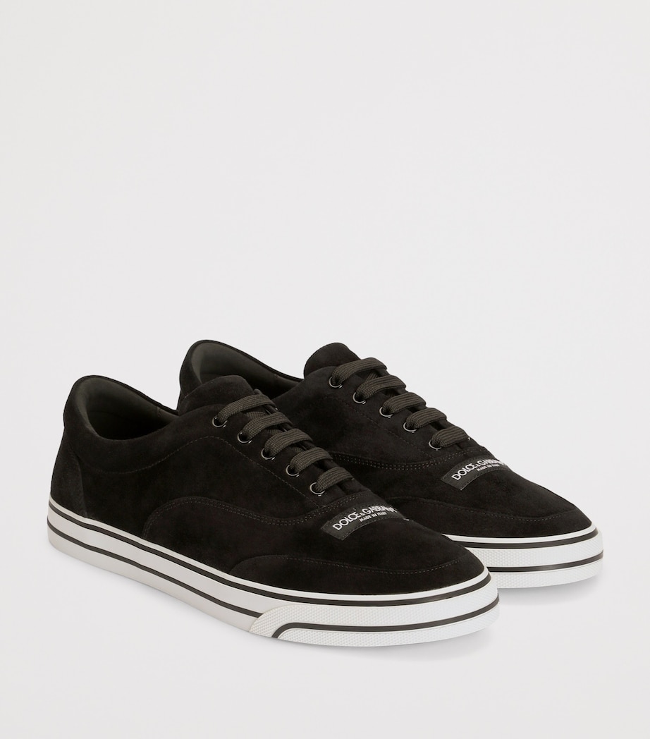 Dolce&Gabbana Suede Sailing Sneakers Black/black Image 2
