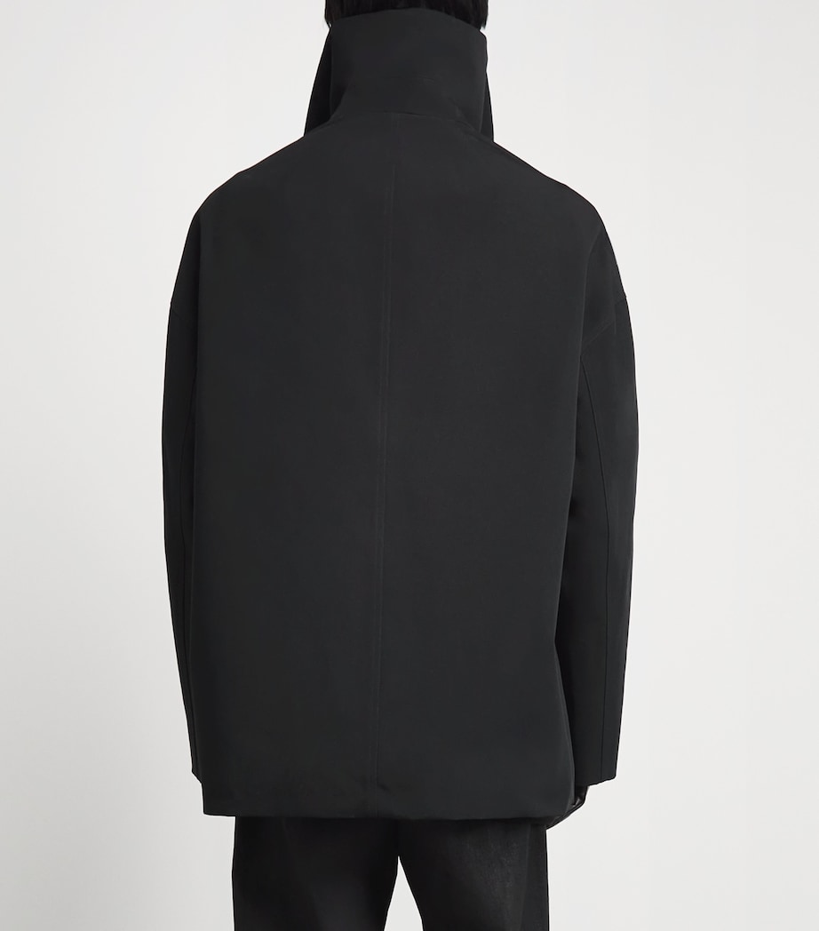 Rick Owens Mens Dracucollar Jacket Black Image 4