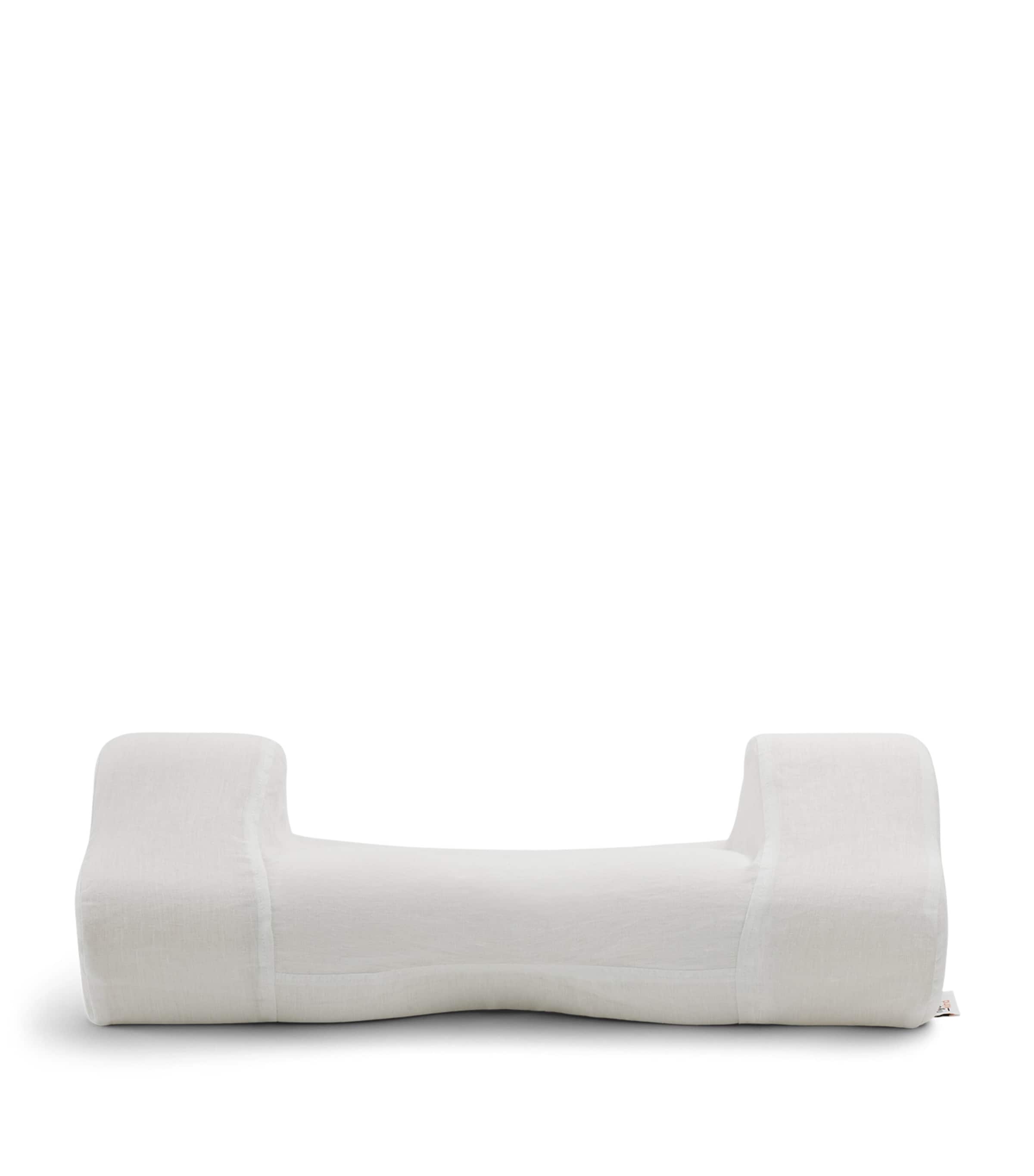 HYOUMANKIND Linen Back Sleep Pillowcase (32cm x 57cm) White Image 2