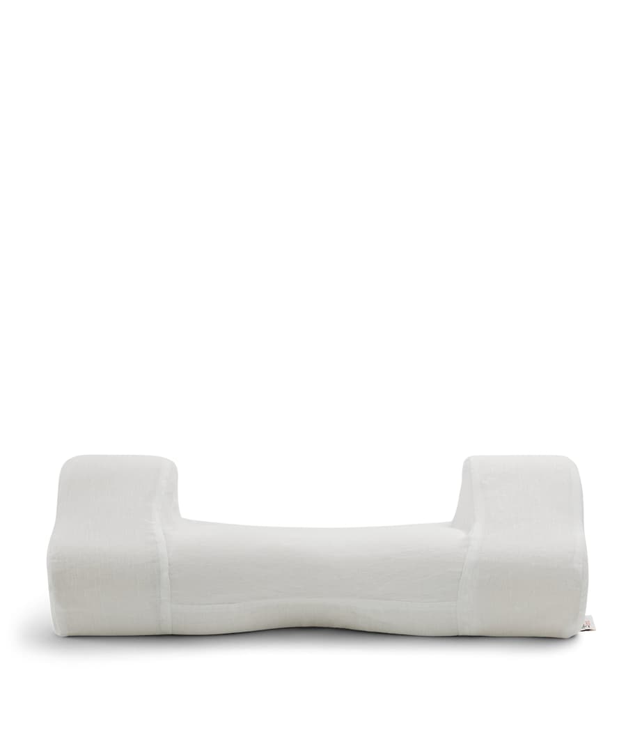 HYOUMANKIND Linen Back Sleep Pillowcase (32cm x 57cm) White Image 2