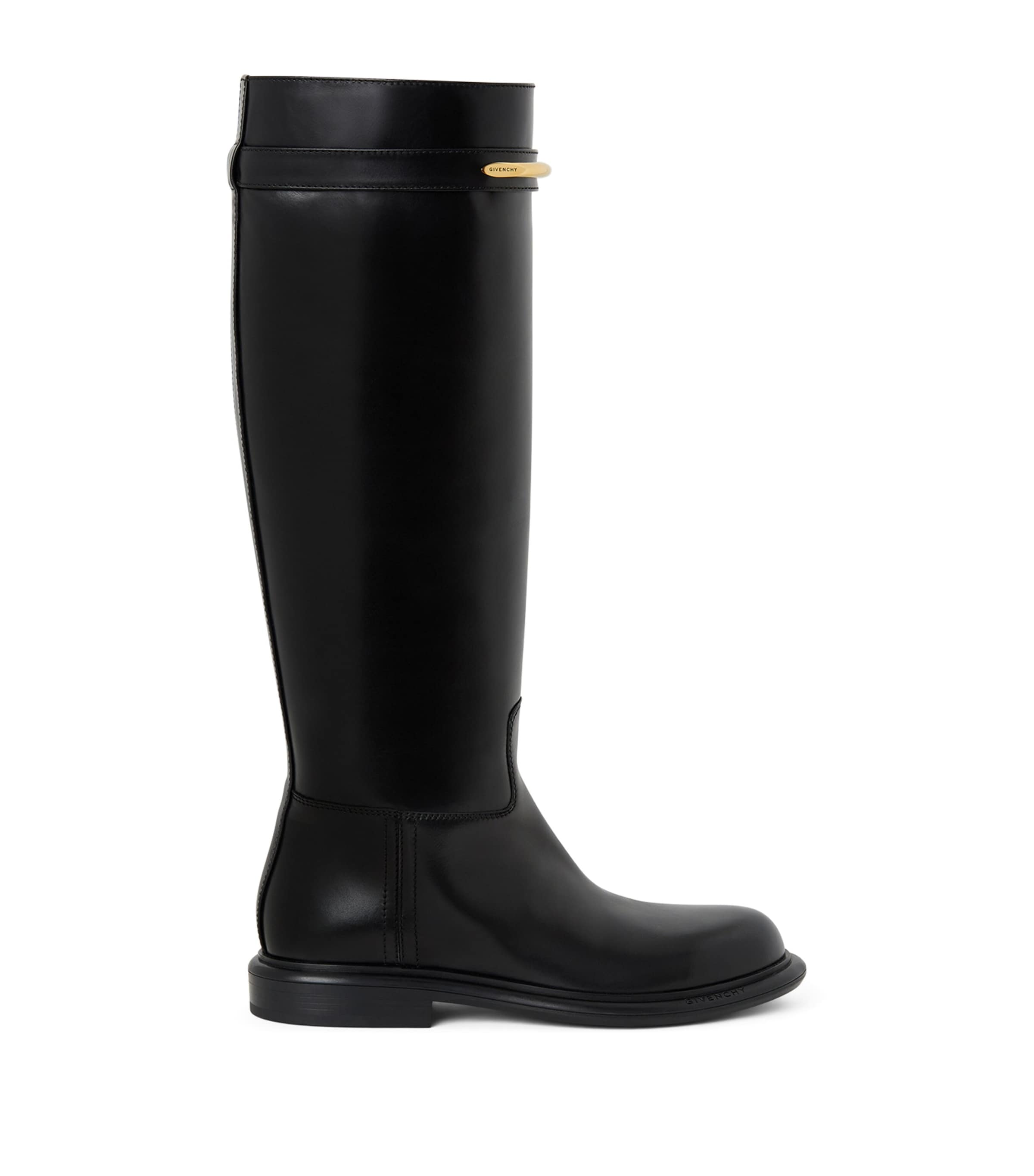 Givenchy Leather Knee-High Riding Boots Image 1